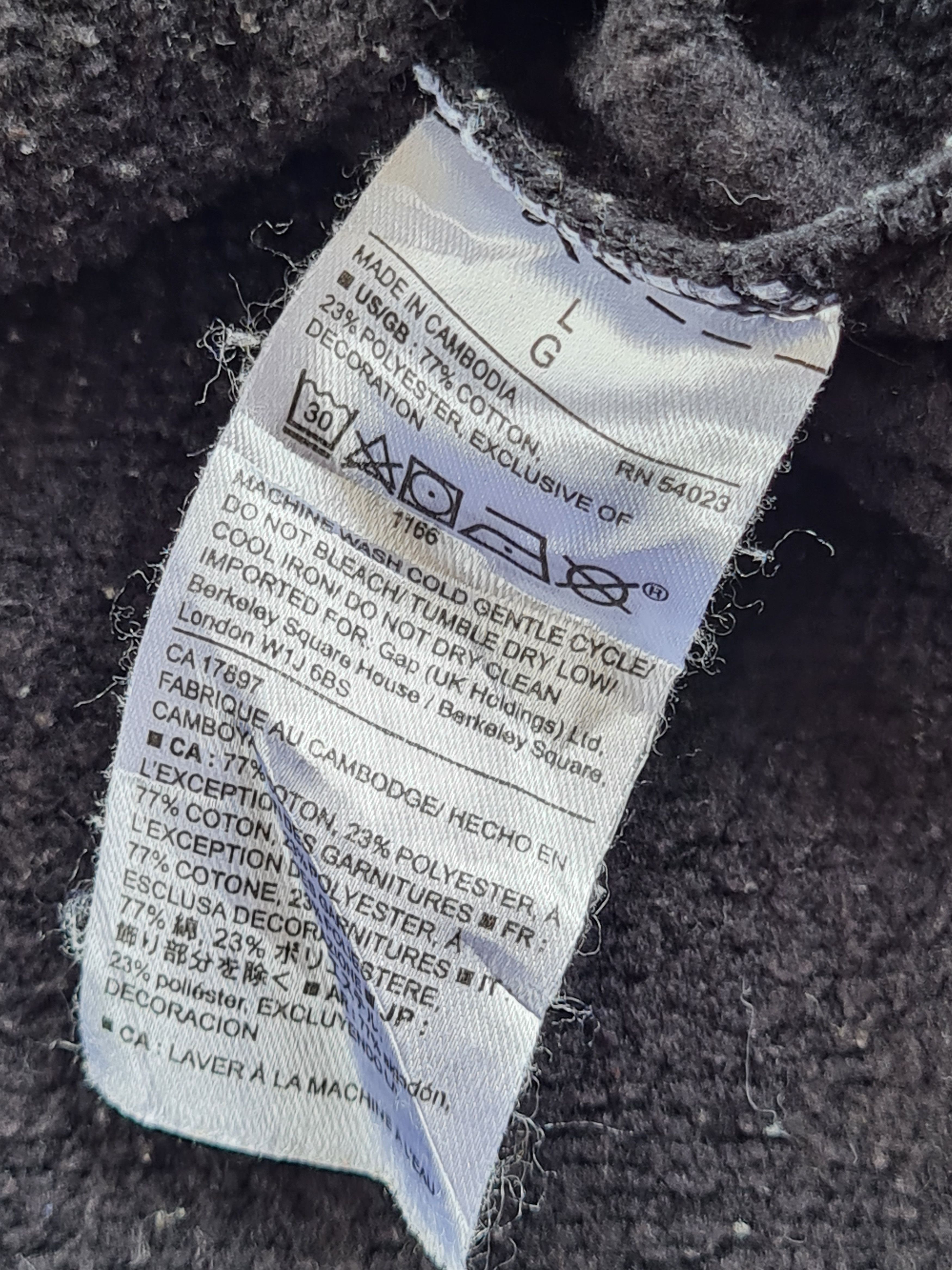 Gap × Vintage Vintage GAP Hoodie Pullover Size US L / EU 52-54 / 3 - 7 Thumbnail