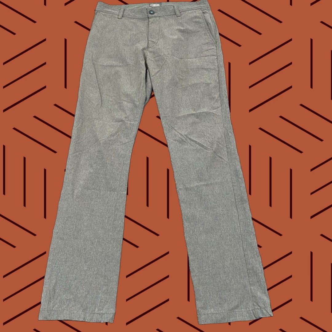 Vintage Linksoul Pants Mens 34x33 Gray Khaki Straight Leg Performance Stretch Golf 52582 Size US 34 / EU 50 - 1 Thumbnail