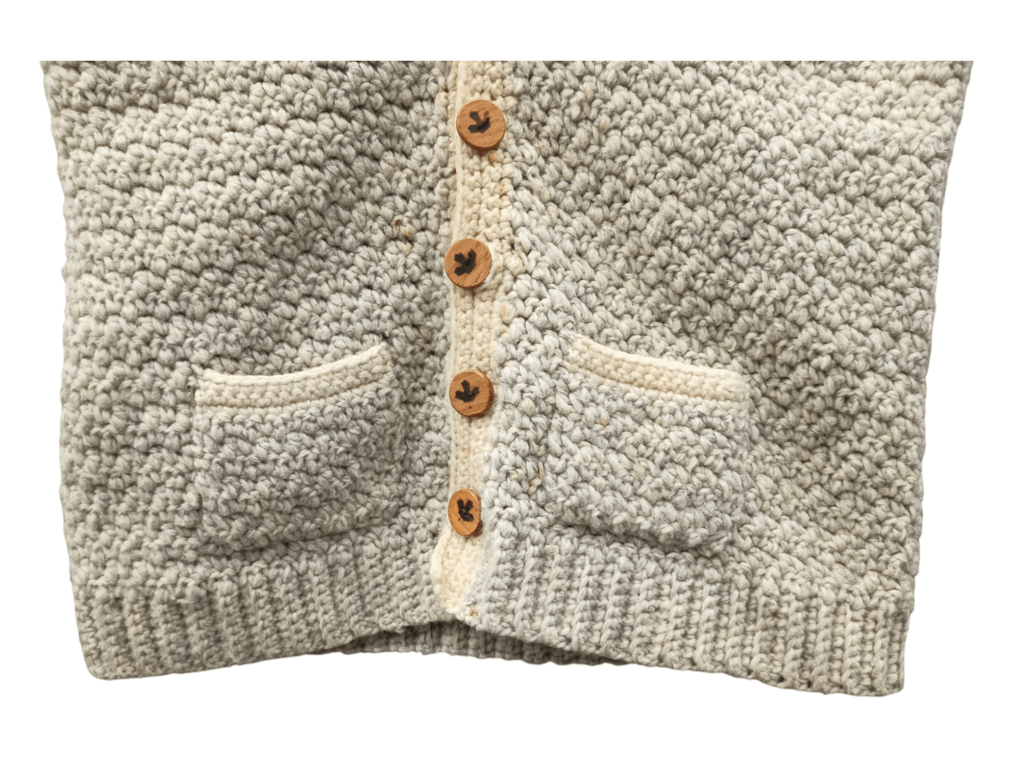 Vintage Vintage 💥 Canadian Sweater 💥 Wool Hand Knit Vest Size US L / EU 52-54 / 3 - 5 Thumbnail