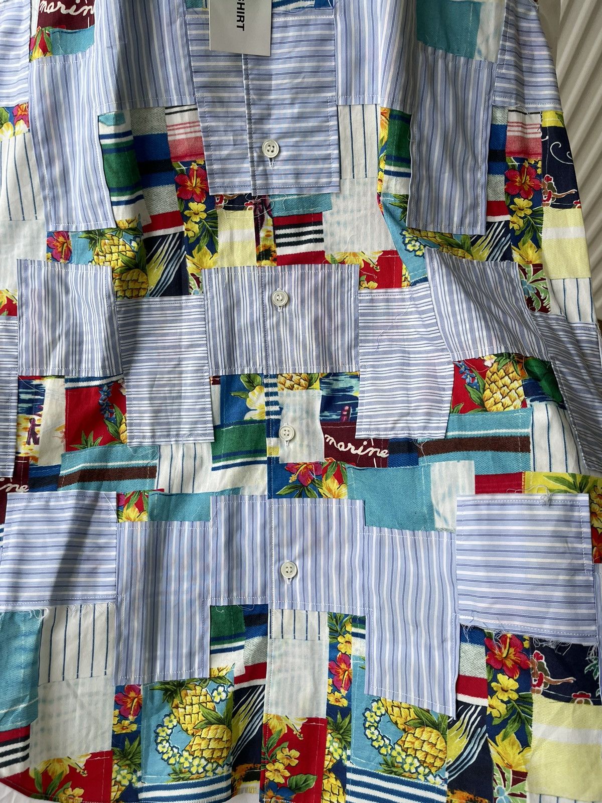 Comme des Garcons Comme Des Garcons Shirt SS13 Hawaiian Patchwork Shirt Size US L / EU 52-54 / 3 - 5 Thumbnail