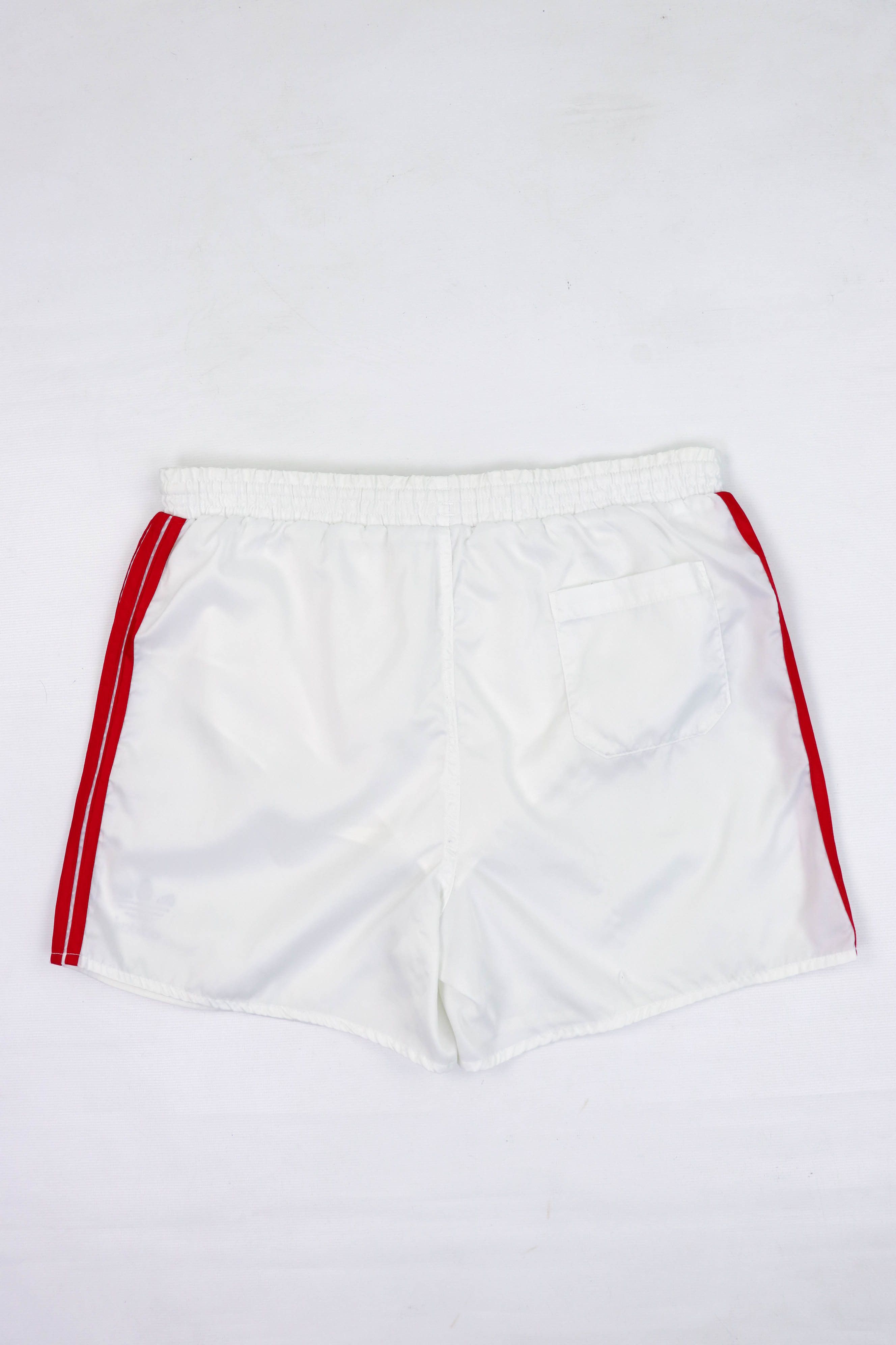 Adidas Adidas Vintage 70-80s White Satin Nylon Running Shorts Size 42" / US 20 - 2 Thumbnail