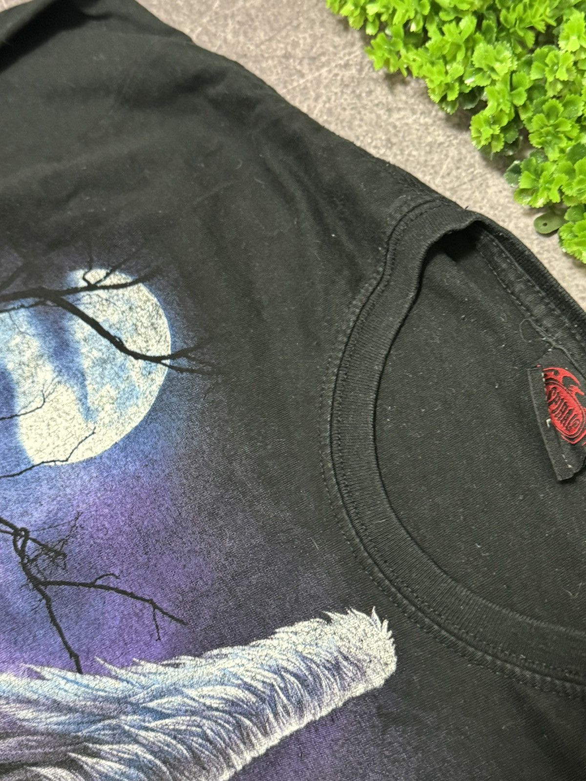 Vintage Vintage 90s Skull Longsleeve Spiral Y2K Affliction Style Size US L / EU 52-54 / 3 - 11 Thumbnail