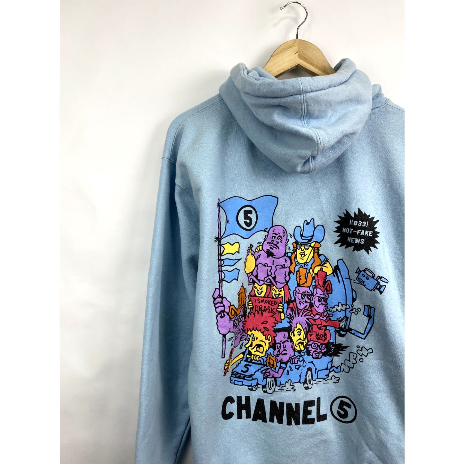 Vintage Nike All Gas No Brakes Channel 5 Independent Hoodie Retro Blue L Mens Regular Pullover Sweatshirt Size US L / EU 52-54 / 3 - 3 Thumbnail