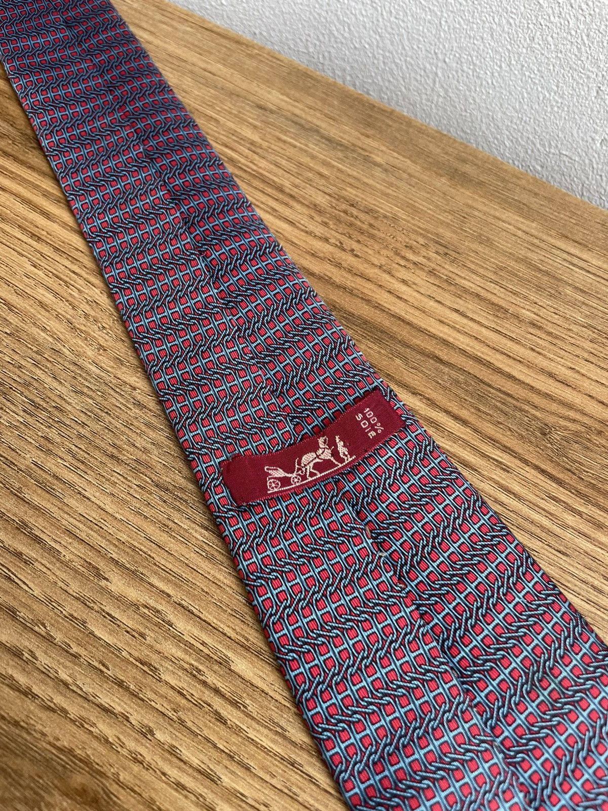 Hermes Hermes Paris Vintage 90s 100% Silk Tie Made In France 940 IA Size ONE SIZE - 6 Thumbnail