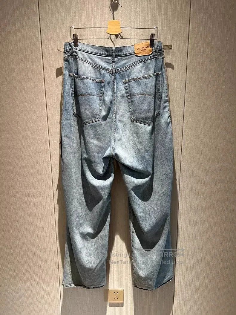 Balenciaga Balenciaga Mixed Cargo Jeans Pants. Size US 32 / EU 48 - 4 Thumbnail