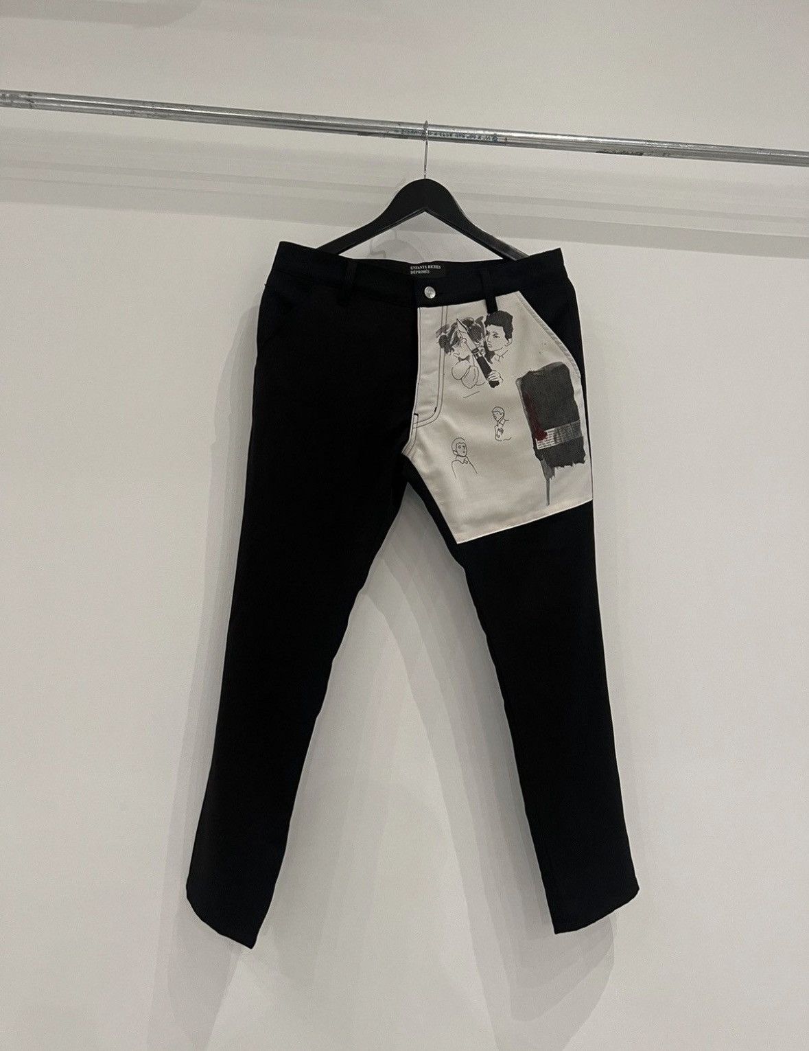 Enfants Riches Deprimes ERD 20ss Skinny Wool Patch Trouser Size US 30 / EU 46 - 5 Thumbnail