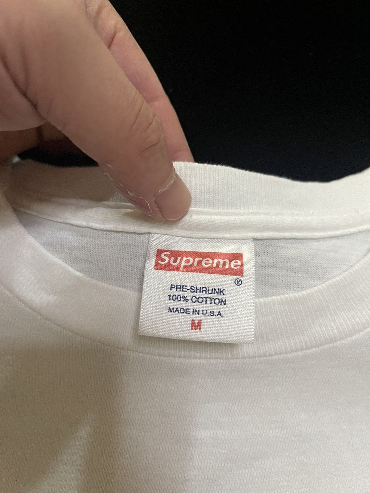 Supreme Supreme 2011 kaws chalk box logo tee Size US M / EU 48-50 / 2 - 4 Thumbnail