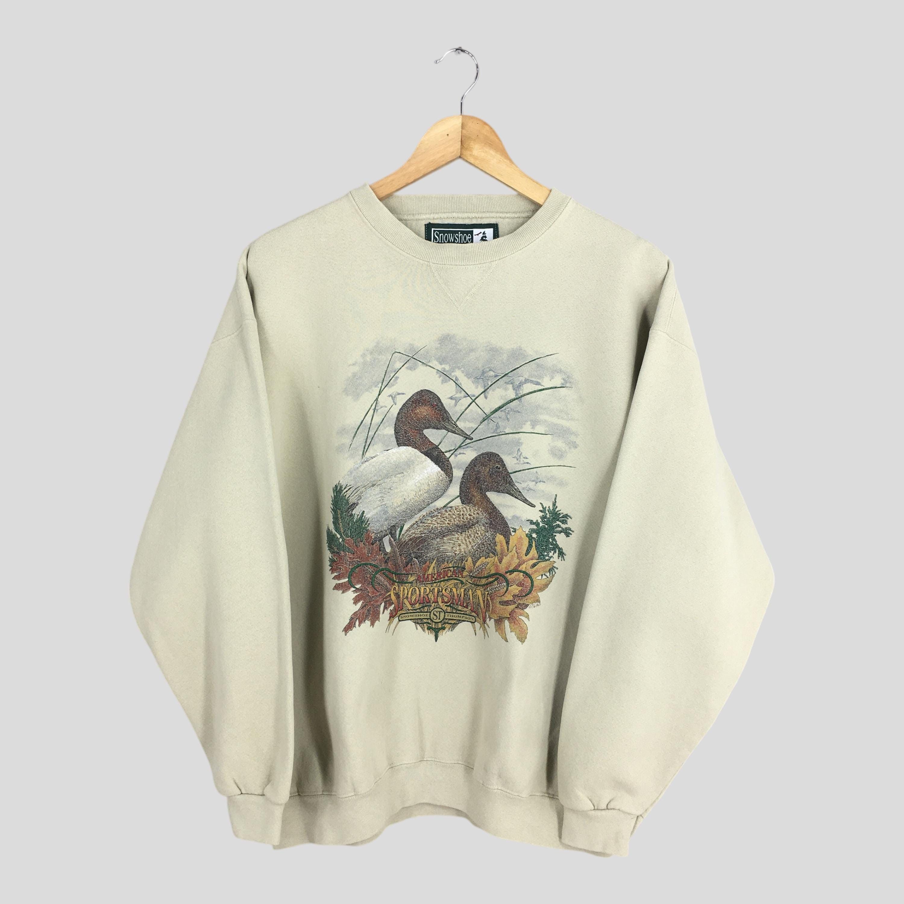 Vintage Vintage 90s American Sportsman Duck Sweatshirt Large Size US L / EU 52-54 / 3 - 1 Thumbnail