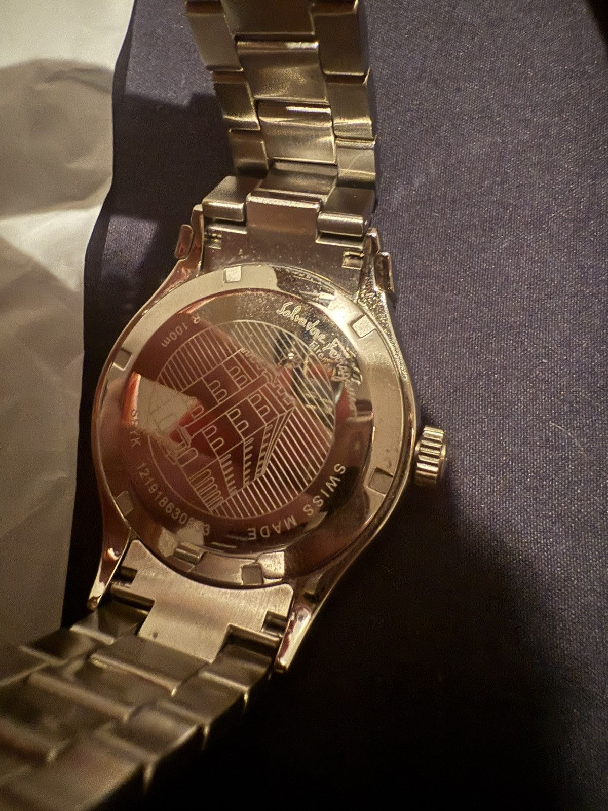 Salvatore Ferragamo Salvatore Ferragamo Stainless Steel Black/Red Watch Size ONE SIZE - 13 Thumbnail