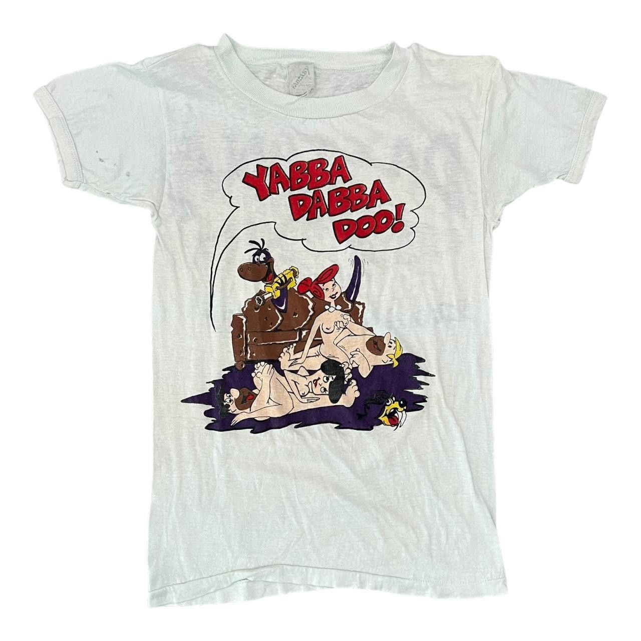 Cartoon Network × Vintage Vintage 90s The Flintstones Party T-shirt Size US S / EU 44-46 / 1 - 1 Thumbnail
