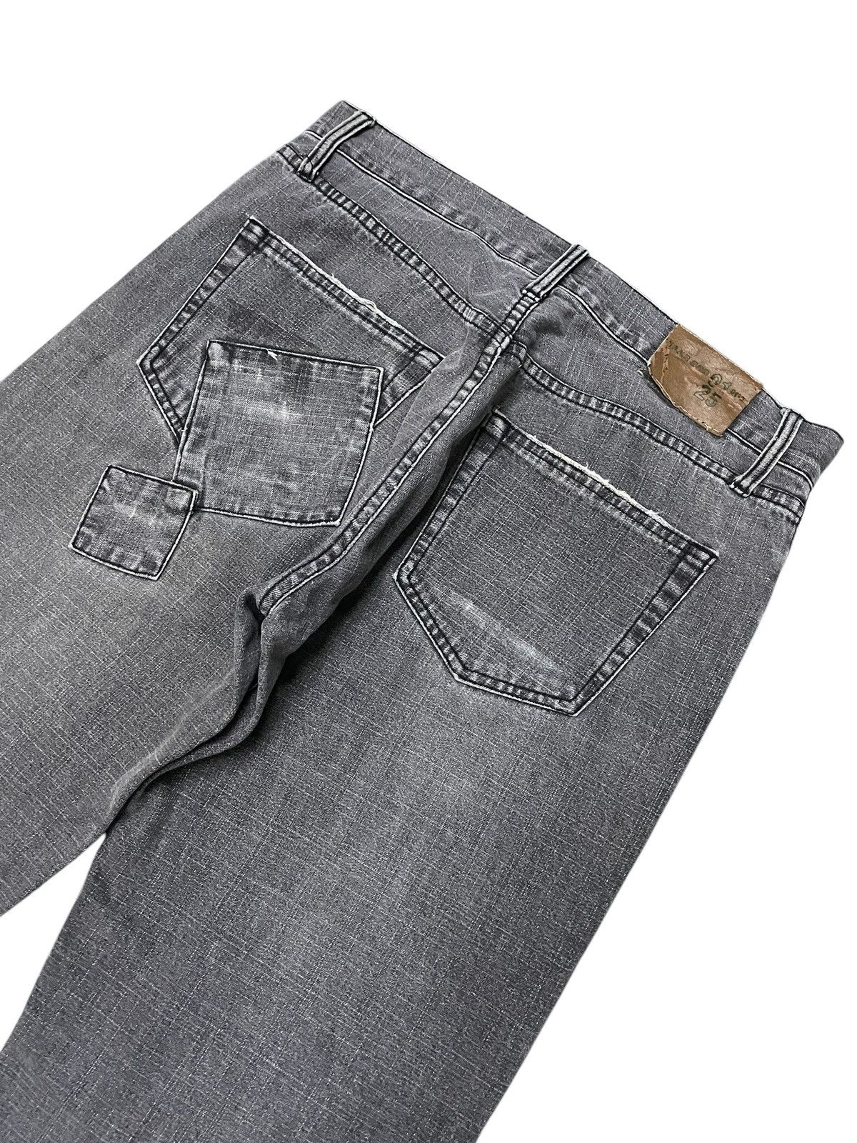 5351 POUR LES HOMMES × GOSTAR DE FUGA × Japanese Brand Nylaus 0125 Japan Patchwork Reconstructed Denim Jeans Size US 32 / EU 48 - 15 Thumbnail