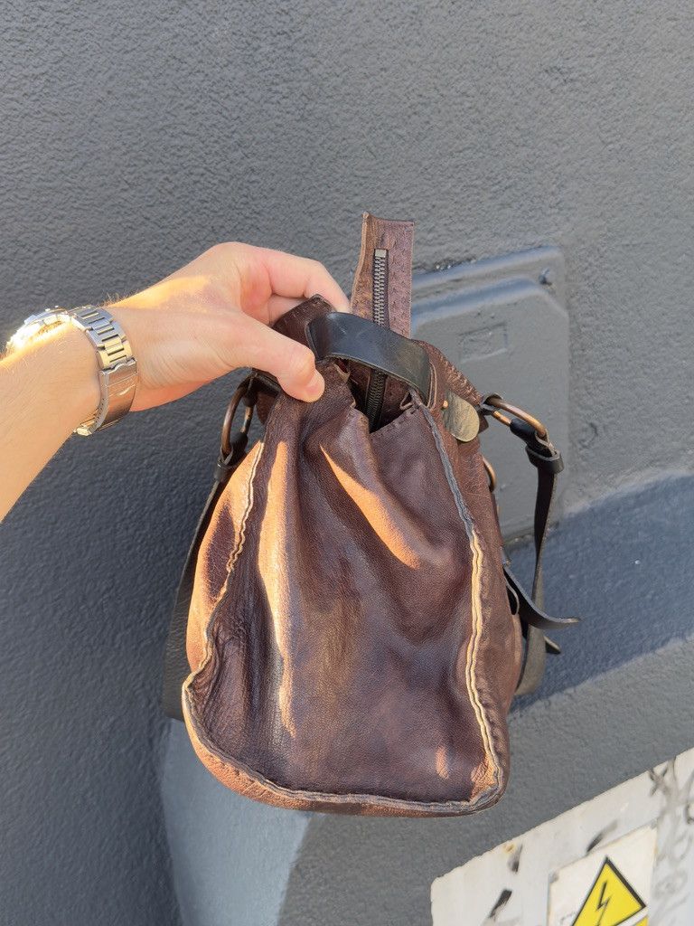 HENRY BEGUELIN × Vintage Henry Beguelin Handbag Purse Brown Leather Size ONE SIZE - 9 Thumbnail