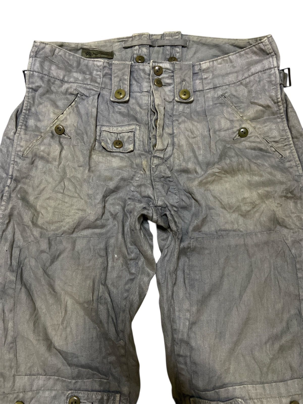 Nigel Cabourn Nigel Carbourn Heringbone Cargo Multipocket Size US 34 / EU 50 - 2 Thumbnail