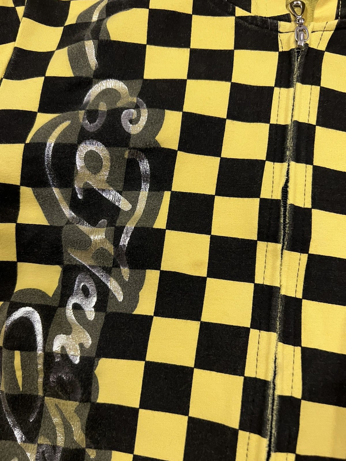 Ed Hardy Vintage Y2k Ed Hardy Tiger 🐅 Striped Zip Hoodie 00’s Size M / US 6-8 / IT 42-44 - 7 Thumbnail