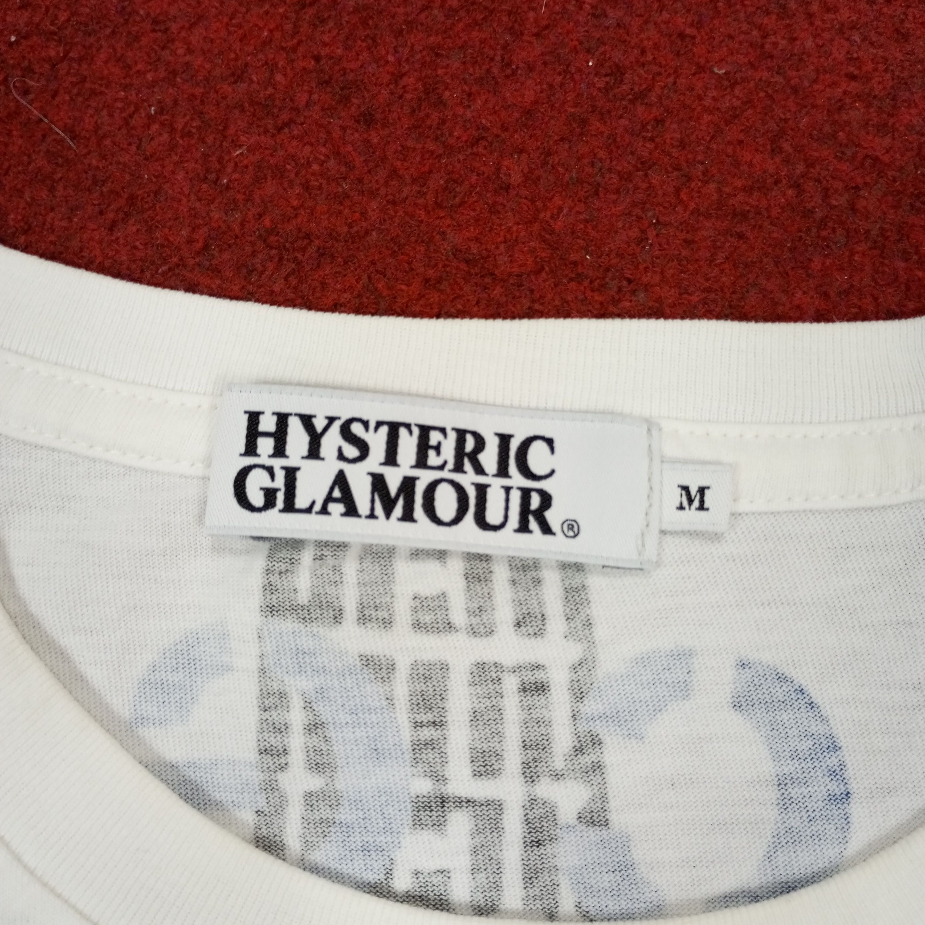Hysteric Glamour × Japanese Brand × Vintage Hysteric Glamour Japanese Brand Music Design Style Tshirt Size US S / EU 44-46 / 1 - 6 Thumbnail