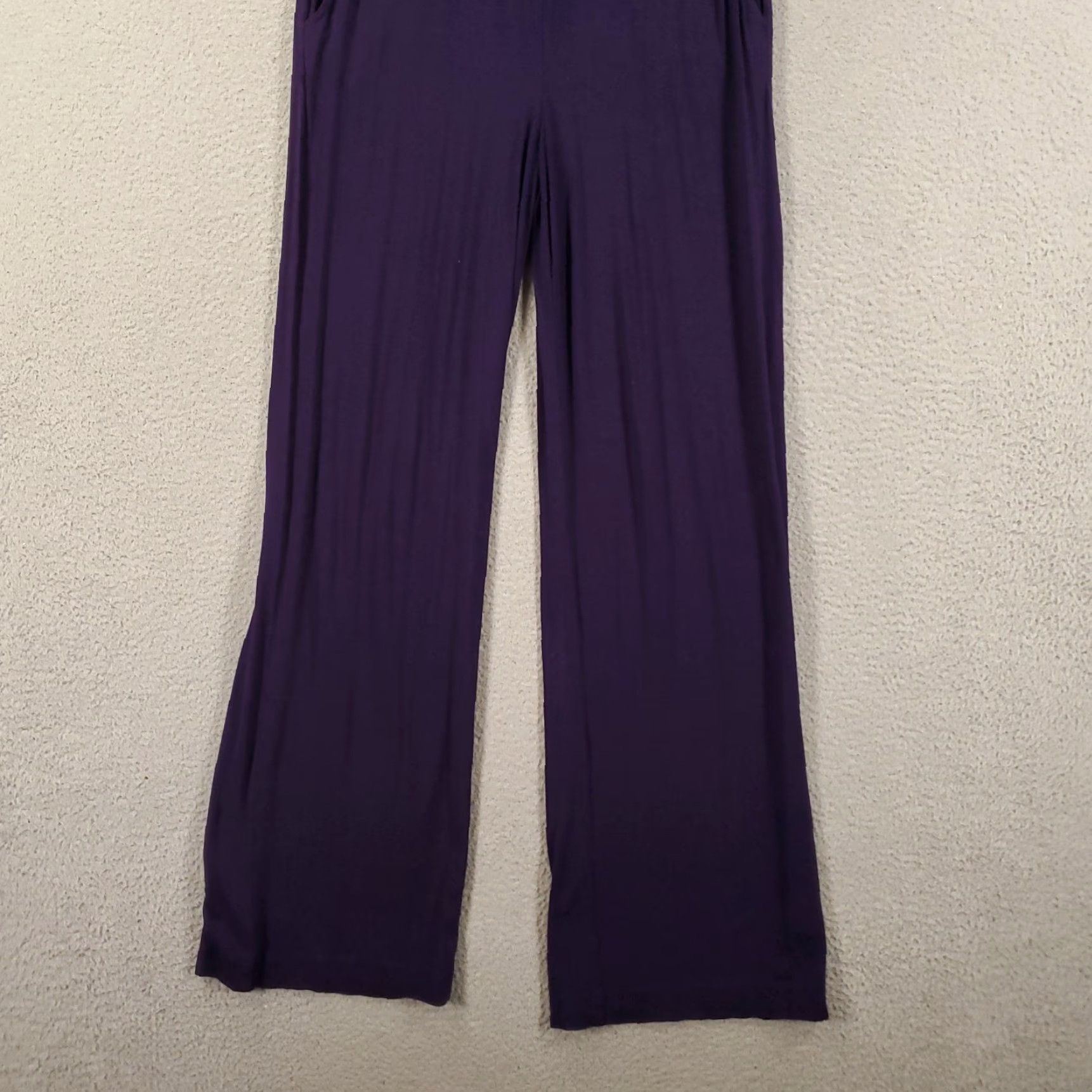 Trina Turk Trina Turk Womens Jumpsuit Wide Leg Blue Sleeveless V Neck Size 26" / US 2 / IT 38 - 2 Thumbnail