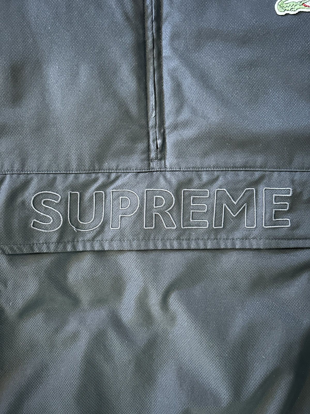 Lacoste × Supreme Supreme Lacoste Puffy Half Zip Pullover Size US L / EU 52-54 / 3 - 2 Thumbnail
