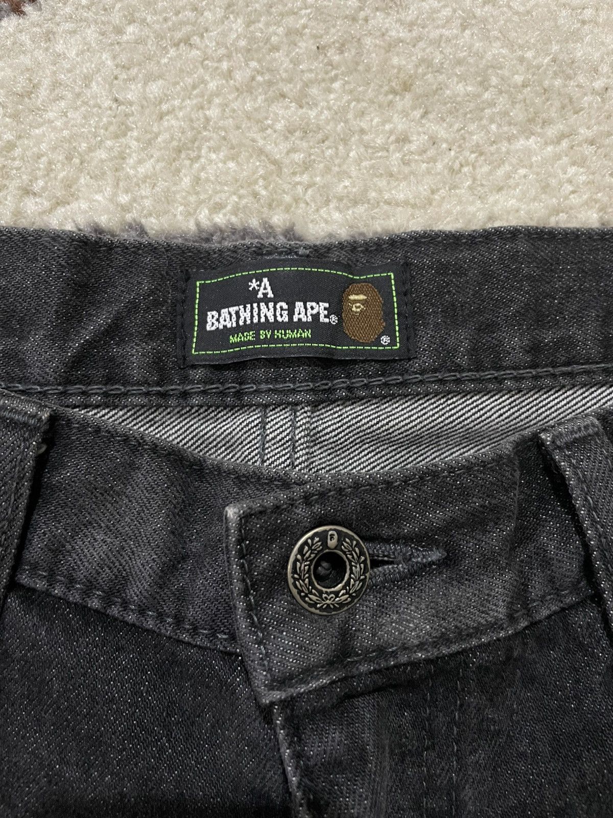 Bape Bape Bapesta Embroidered Short Denim Size 30" / US 8 / IT 44 - 7 Thumbnail