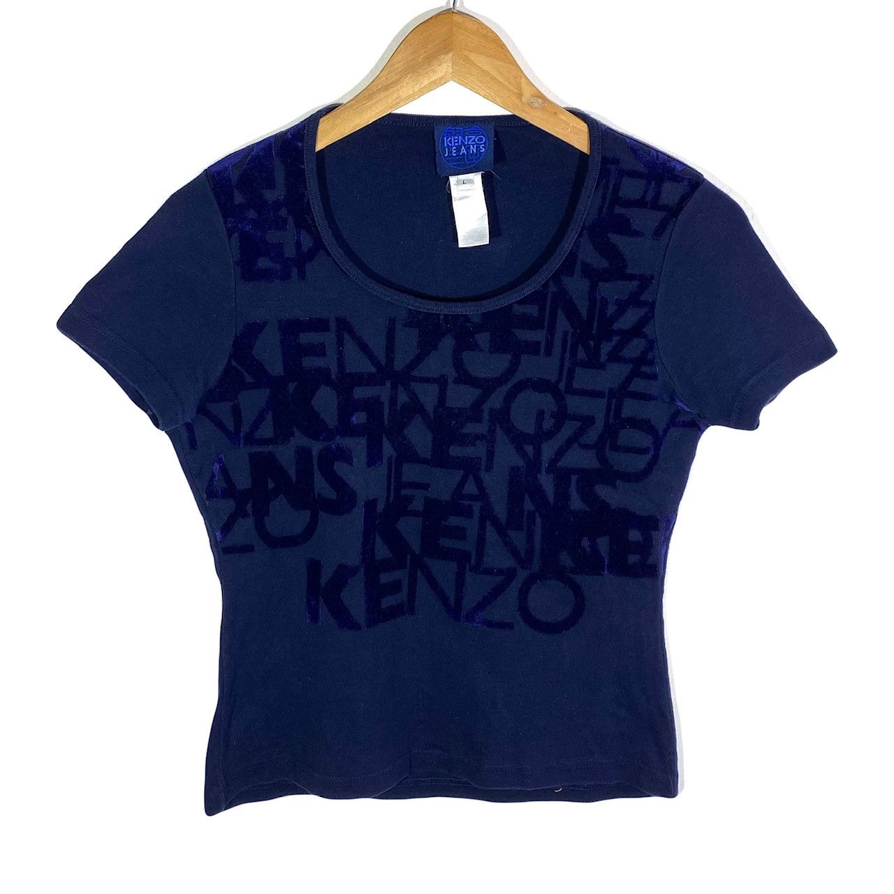 Kenzo Top Tee Cyber y2k Vintage 2000’s Kenzo Jeans Size L / US 10 / IT 46 - 1 Thumbnail