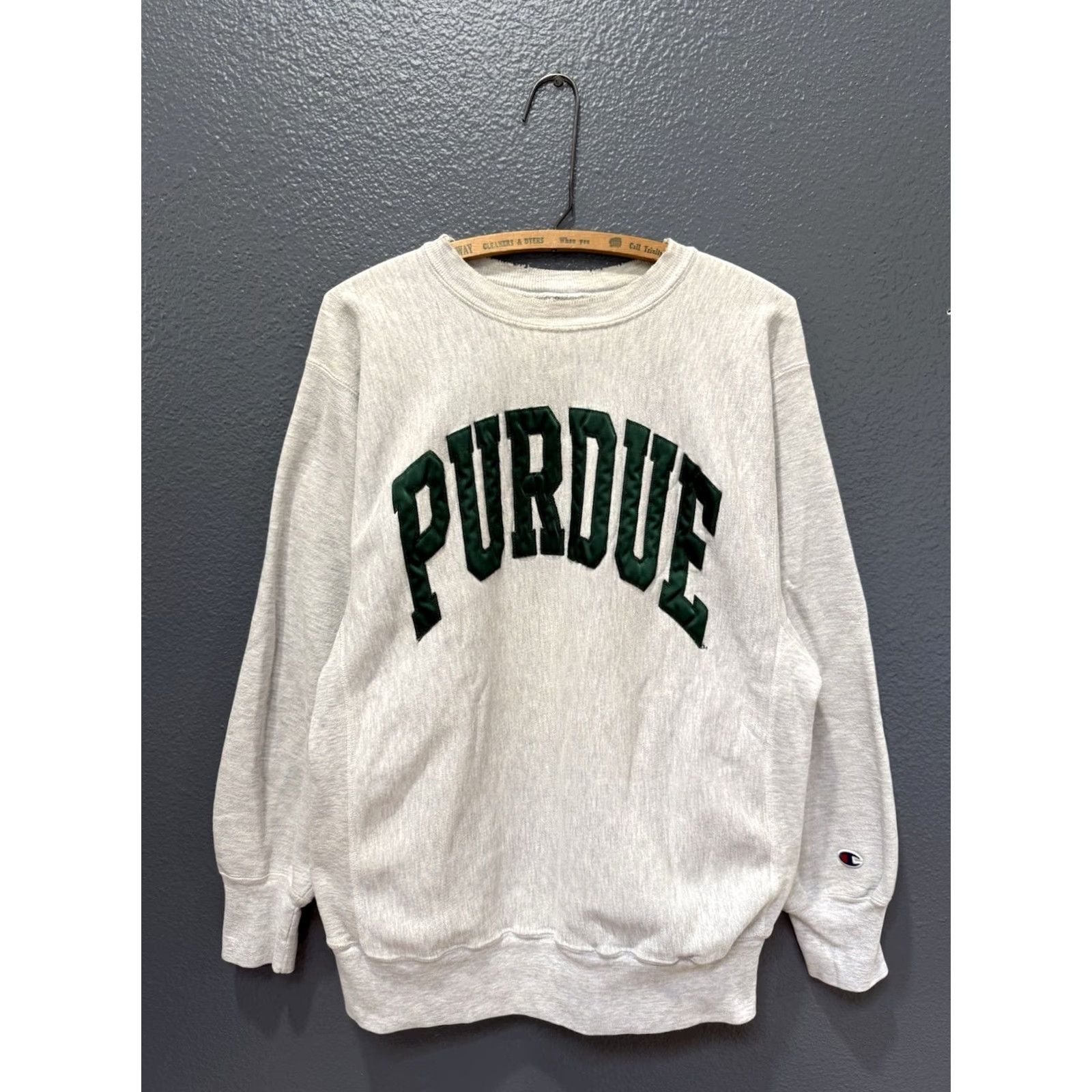 Champion VINTAGE Champion Reverse Weave Purdue University Gray Sweatshirt XL Men 90s Reversible Pullover Sewer Size US XL / EU 56 / 4 - 3 Thumbnail