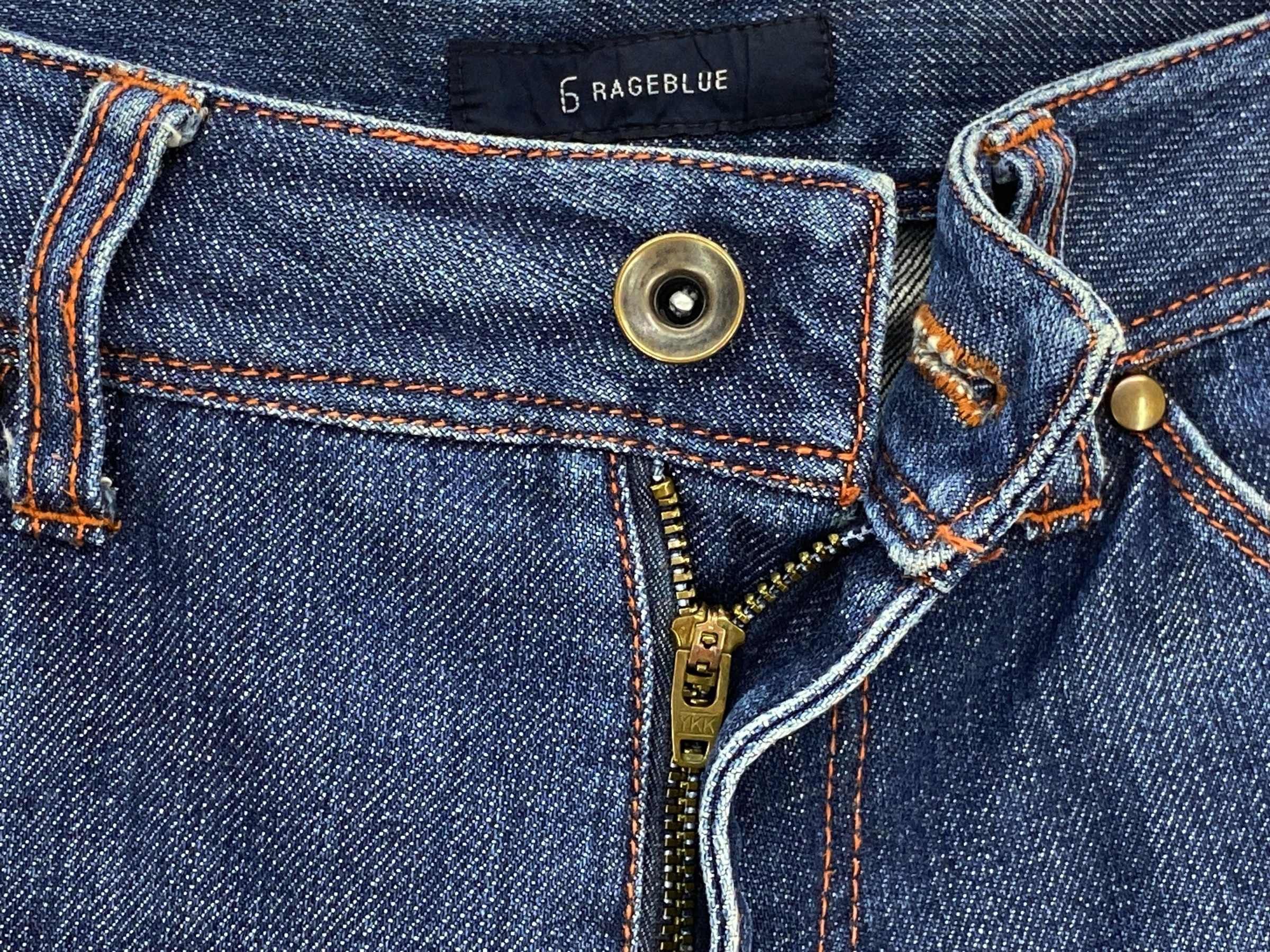 Japanese Brand Rageblue Japan Denim Japanese Brand Hickory Workwear Denim Size US 30 / EU 46 - 8 Thumbnail