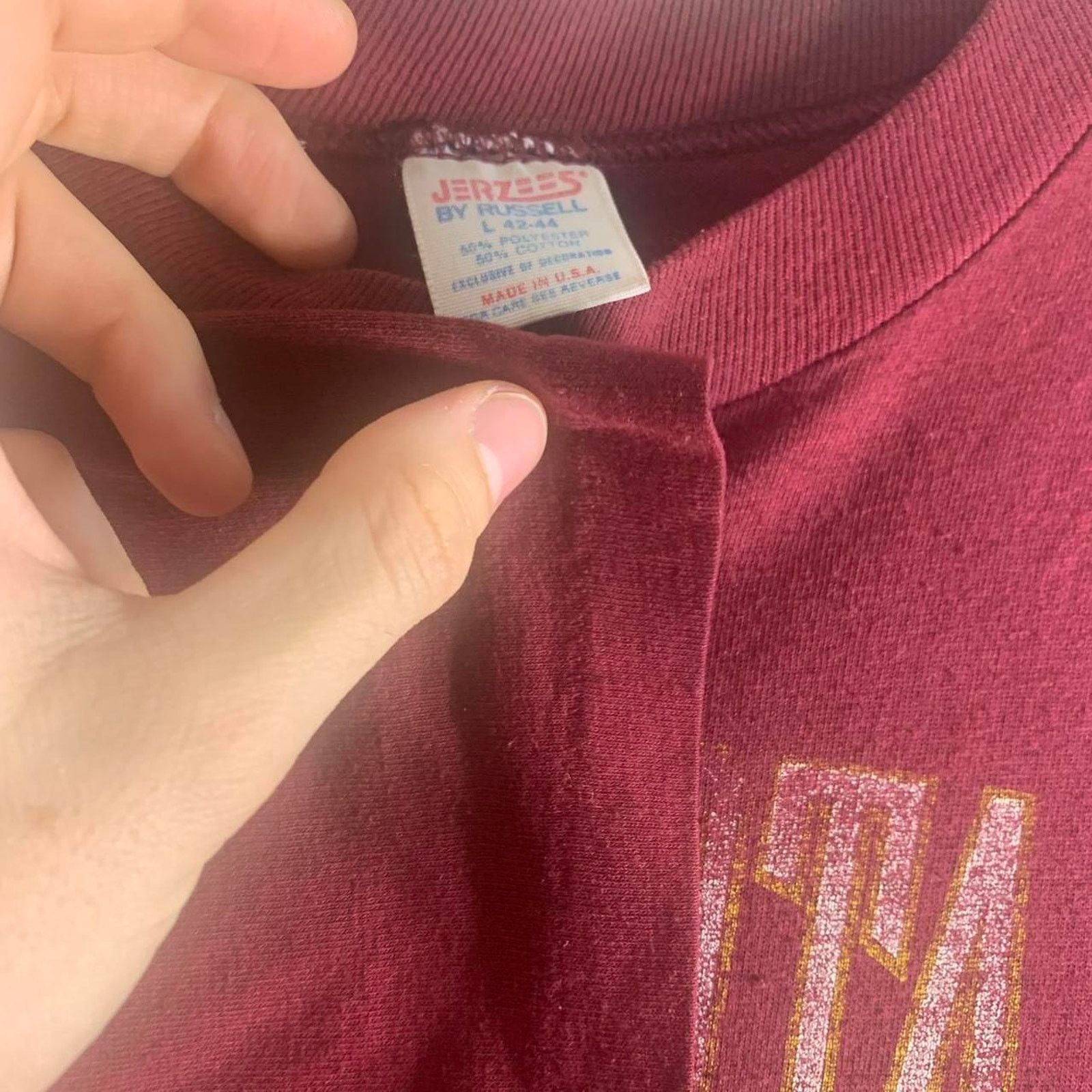 Jerzees vintage 1985 MINNESOTA GOLDEN GOPHERS single stitch t-shirt Size US L / EU 52-54 / 3 - 3 Thumbnail