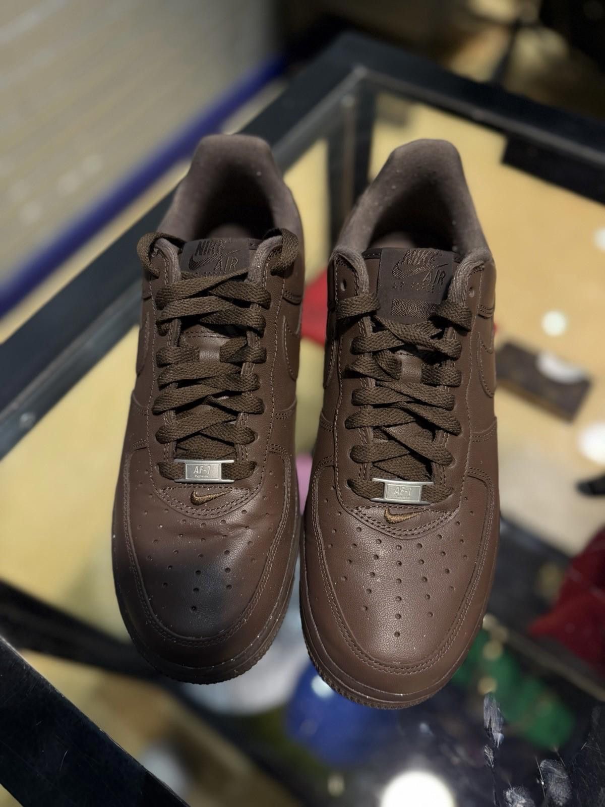 Nike Size 8- Nike Air Force 1 Low x Supreme Baroque Brown 2023 Size US 8 / EU 41 - 6 Thumbnail