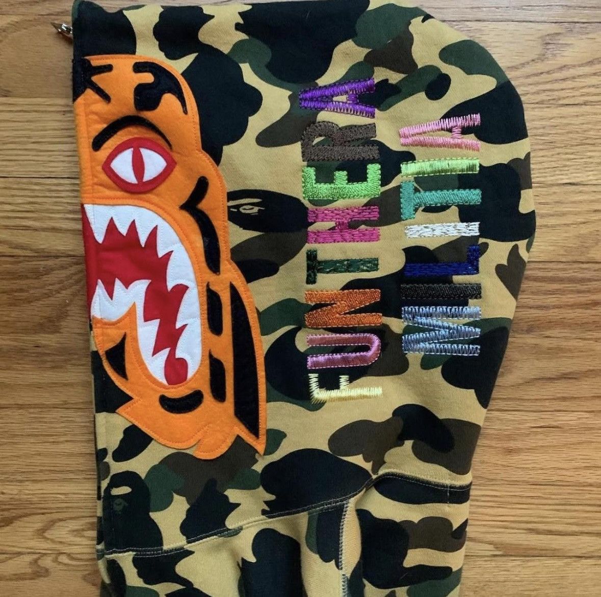 Bape 1st camo yellow BAPE Tiger full zip hoodie Size US XXL / EU 58 / 5 - 4 Thumbnail