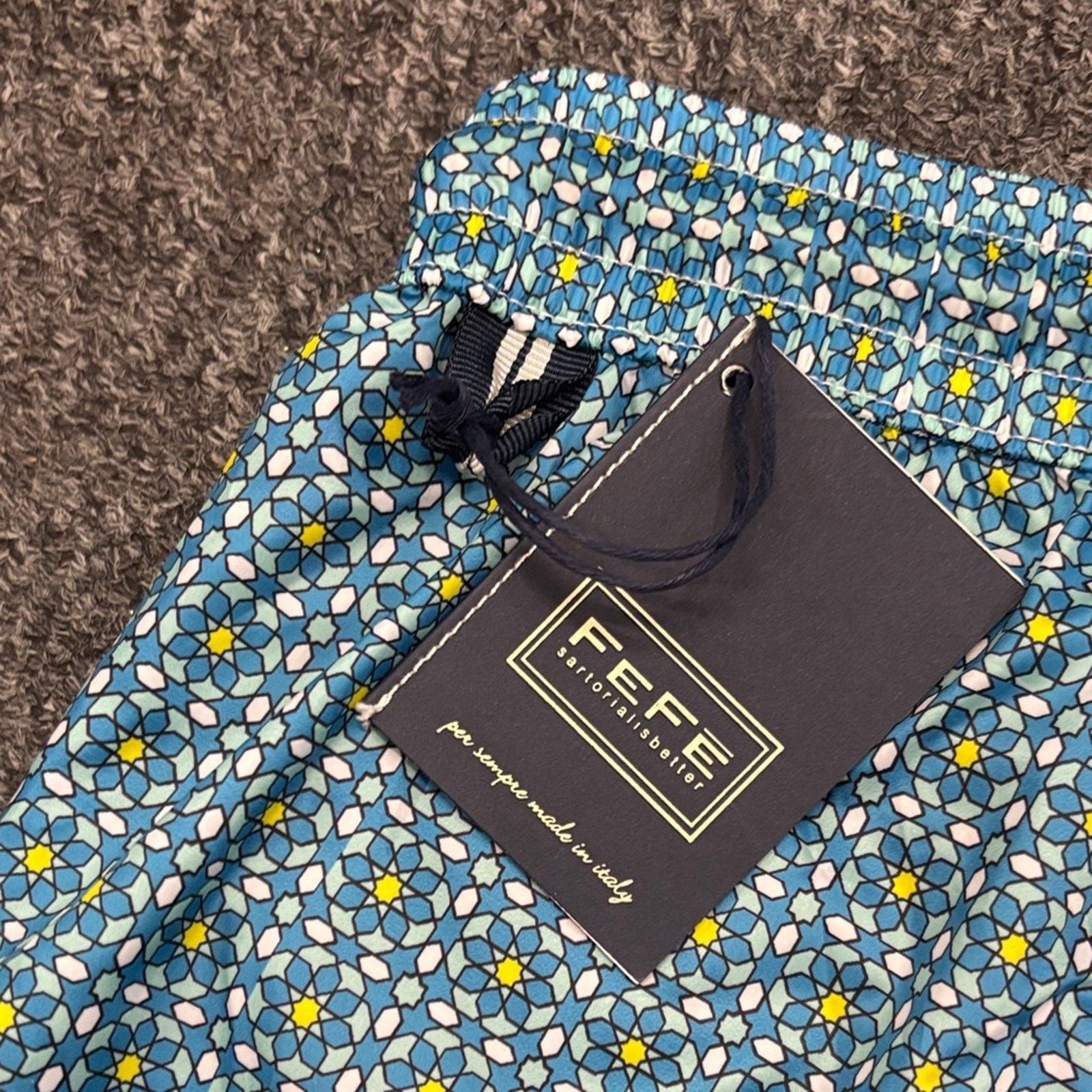 Other NWT Fefe Pepe Jeans Blue Floral Men's Swim Trunks Size L Size US 38 / EU 54 - 3 Thumbnail