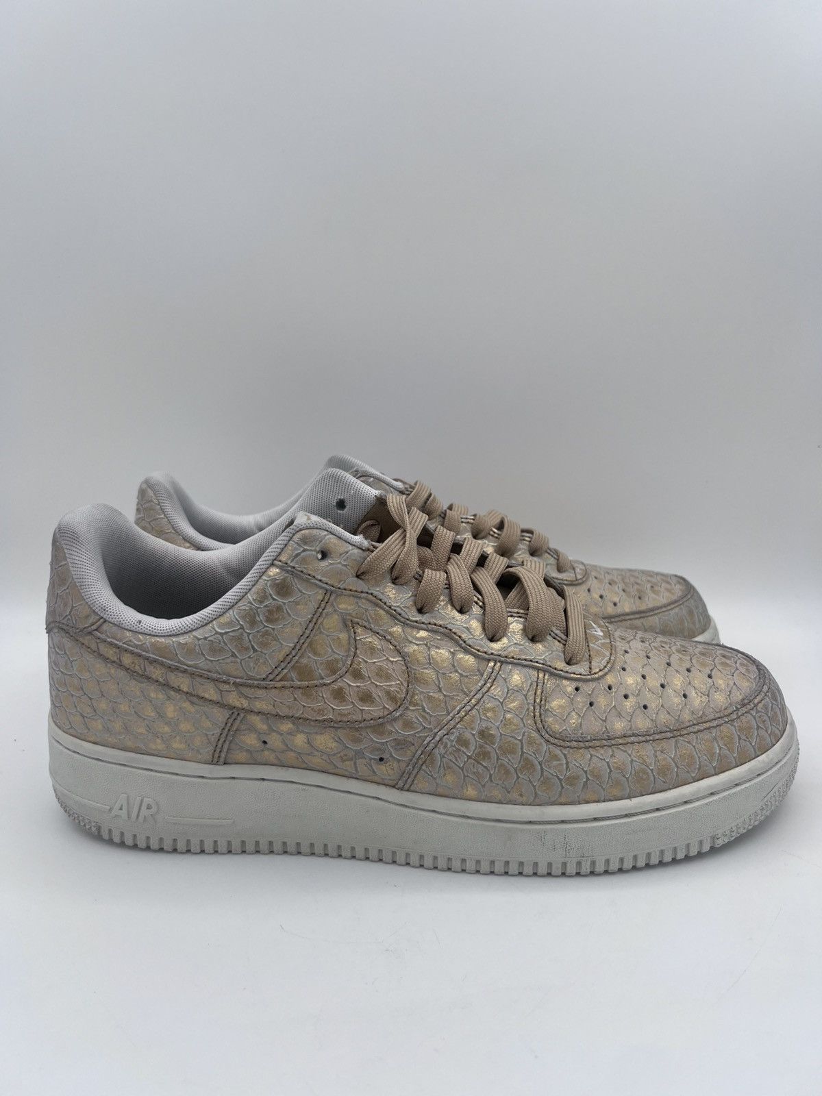 Nike Size 10- Nike Air Force 1 Low 07 LV8 Men's Golden Scales Size US 10 / EU 43 - 1 Thumbnail