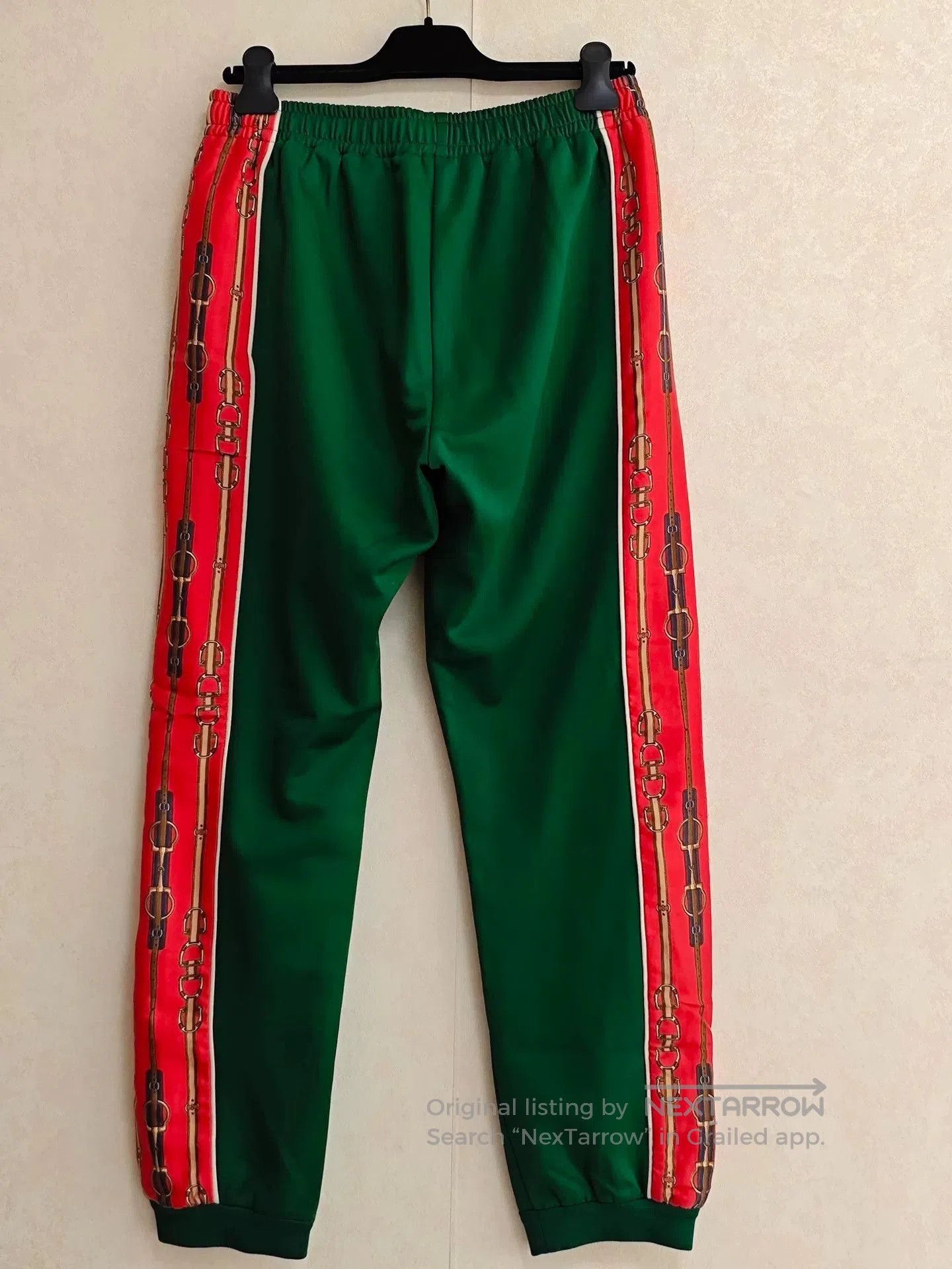 Gucci Gucci Silk Chain Green Paneled Pants. Size US 28 / EU 44 - 2 Thumbnail