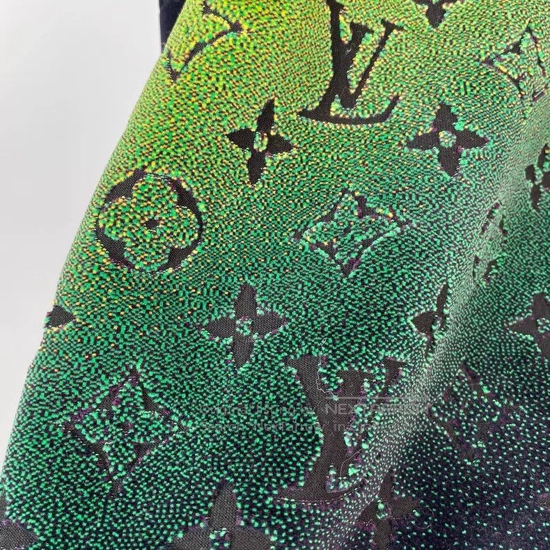 Louis Vuitton Louis Vuitton Black and green gradient full logo zipper ho Size US S / EU 44-46 / 1 - 5 Thumbnail
