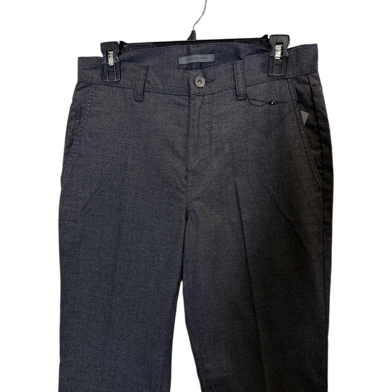John Varvatos John Varvatos Men’s Gray Wool Cotton Blend Trousers Sz 28 Size US 28 / EU 44 - 2 Thumbnail