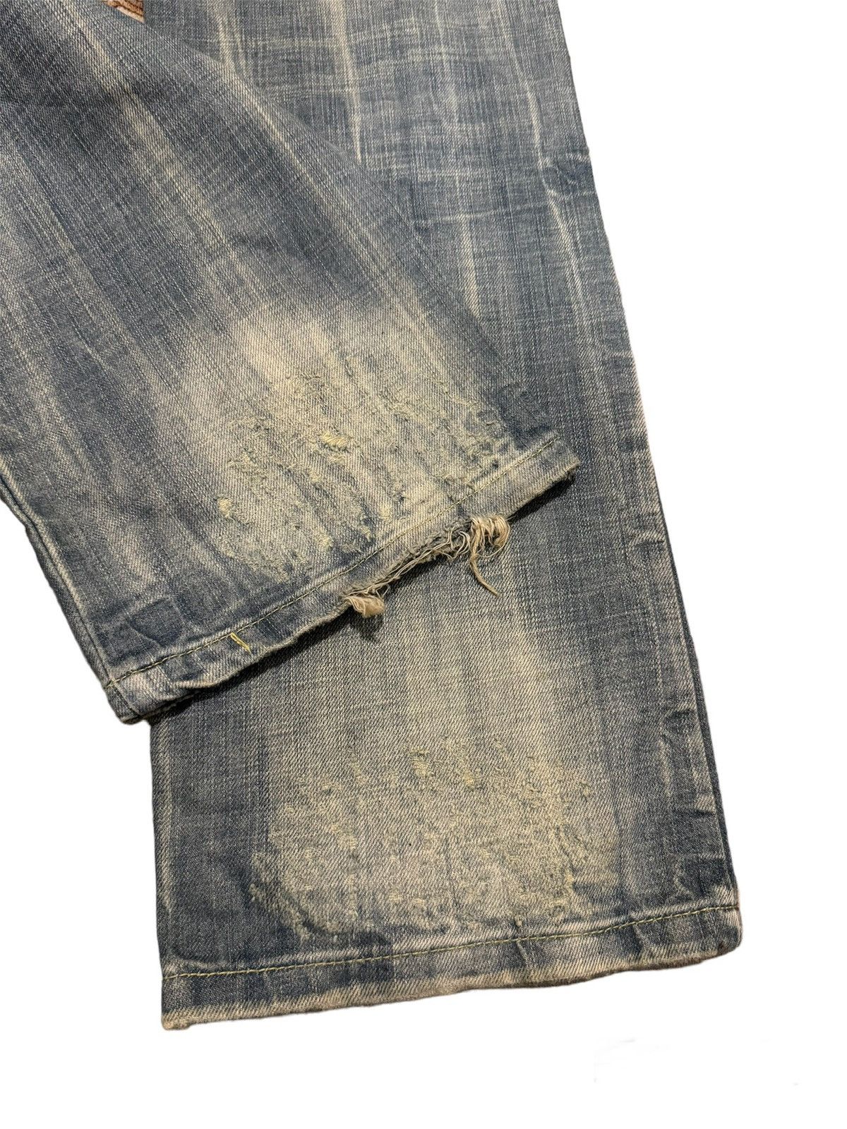 Japanese Brand × Vintage Vintage Solberry Blue Wash Distressed Jeans Size US 31 - 8 Thumbnail