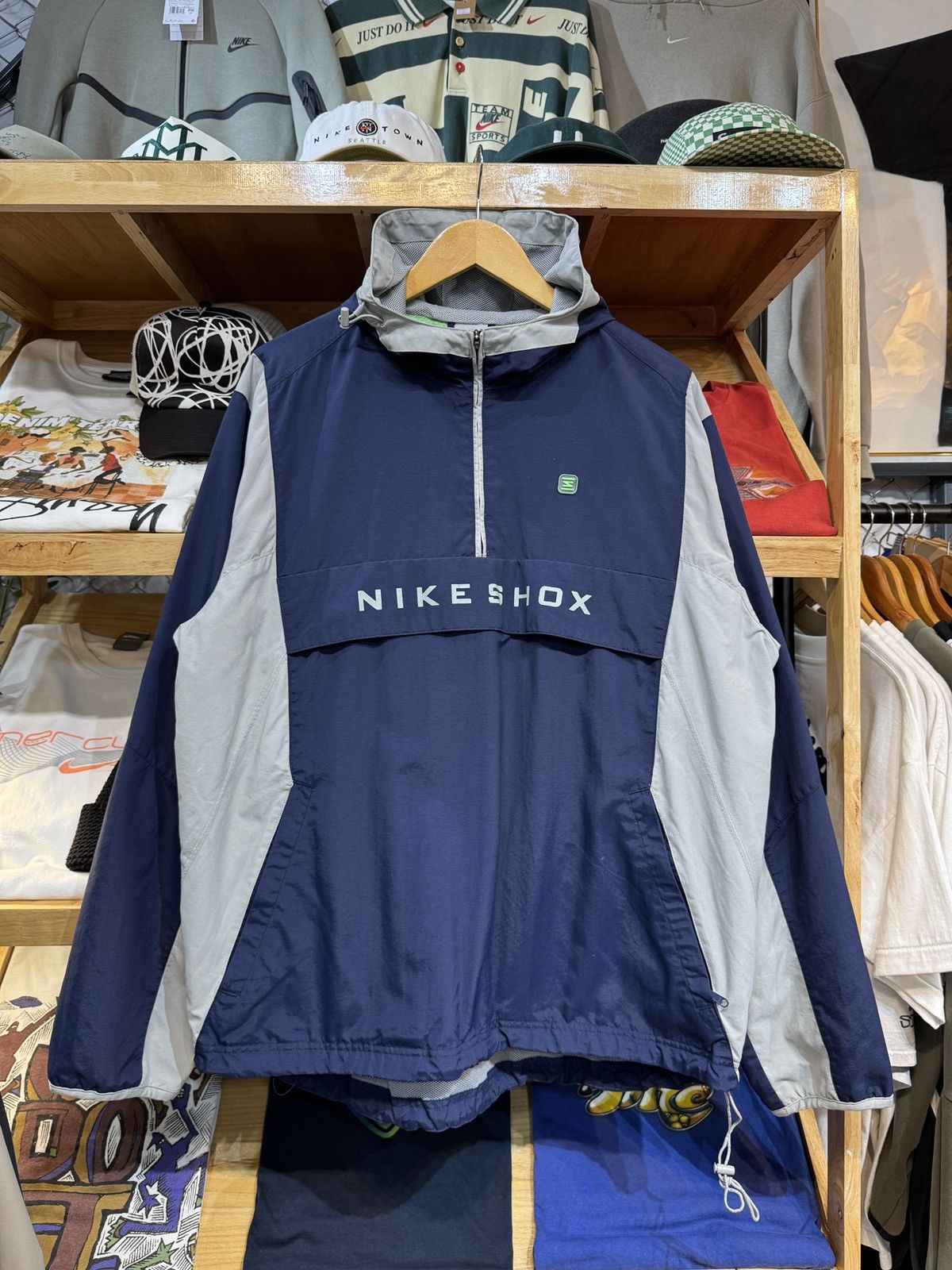 Nike Vintage Nike Shox 00's Track Jacket Size US L / EU 52-54 / 3 - 1 Thumbnail