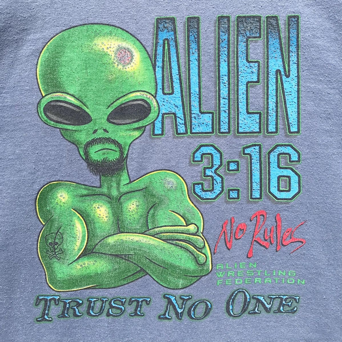 Vintage Vintage 90s Alien Workshop No Rules Shirt SunFaded Size US XXS / EU 40 - 10 Thumbnail