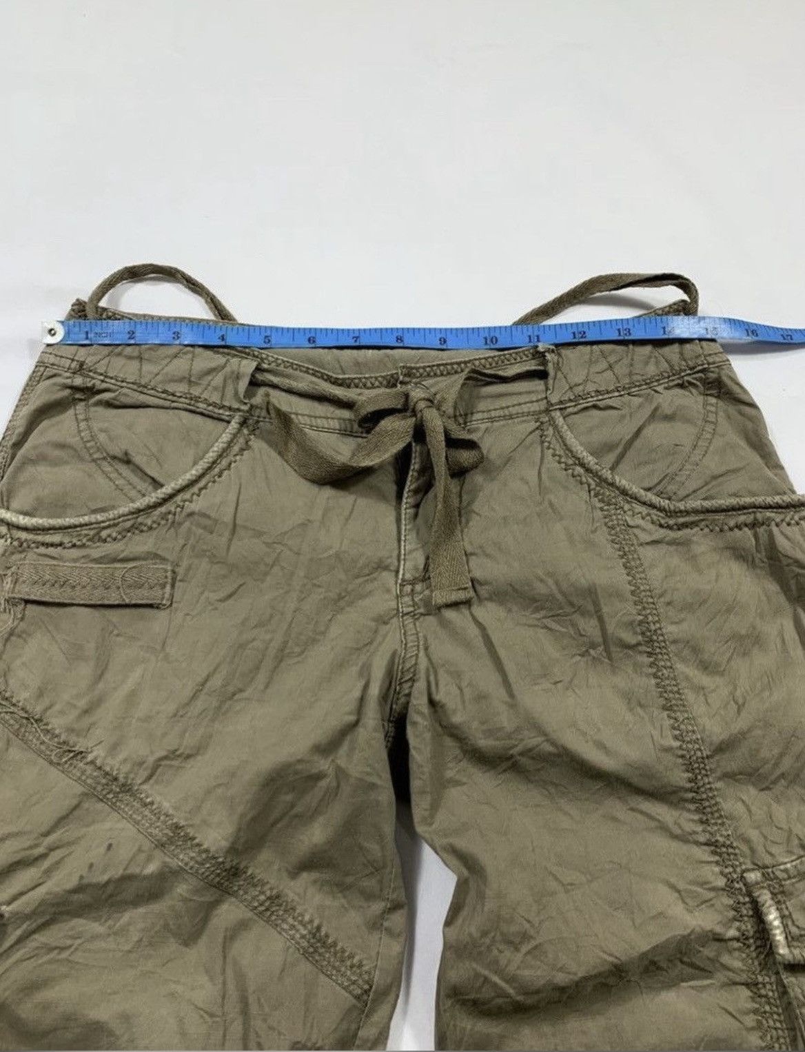 GOA 2000s Navana Cargo Flared Pants Goa Japanese Style Size US 30 / EU 46 - 2 Thumbnail