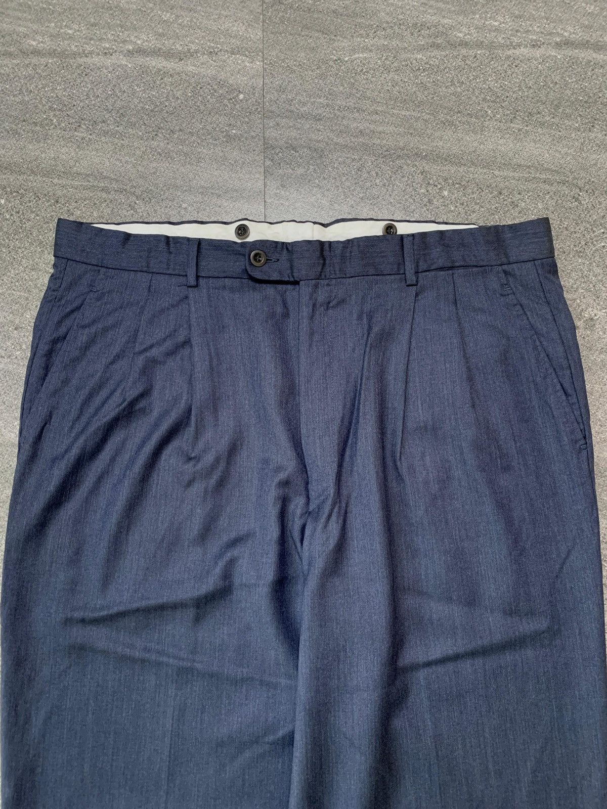 Hermes FREE TAX! 2000s BIG SIZE Cuffed Trousers - 36” Size US 35 - 3 Thumbnail