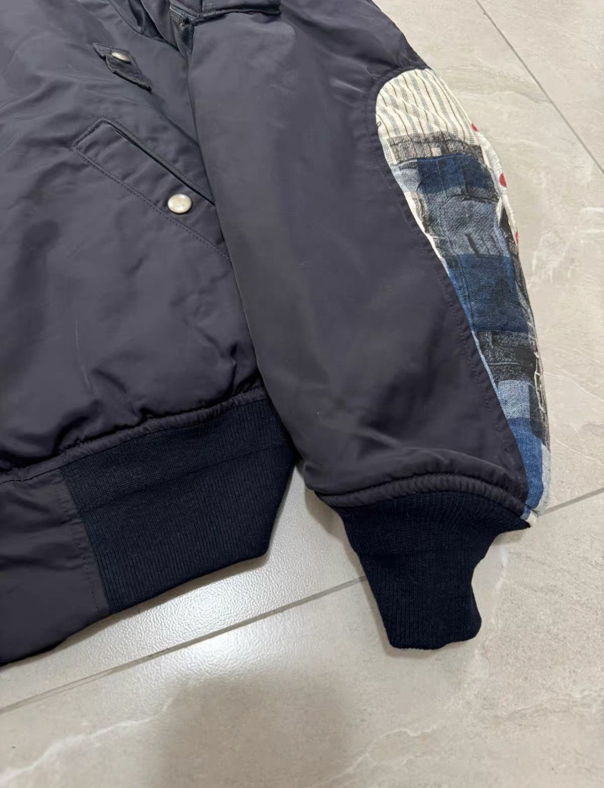 Visvim VISVIM 19SS THORSON JKT COLLAGE Mud-Dyed Flight Jacket J34 Size US XS / EU 42 / 0 - 3 Thumbnail