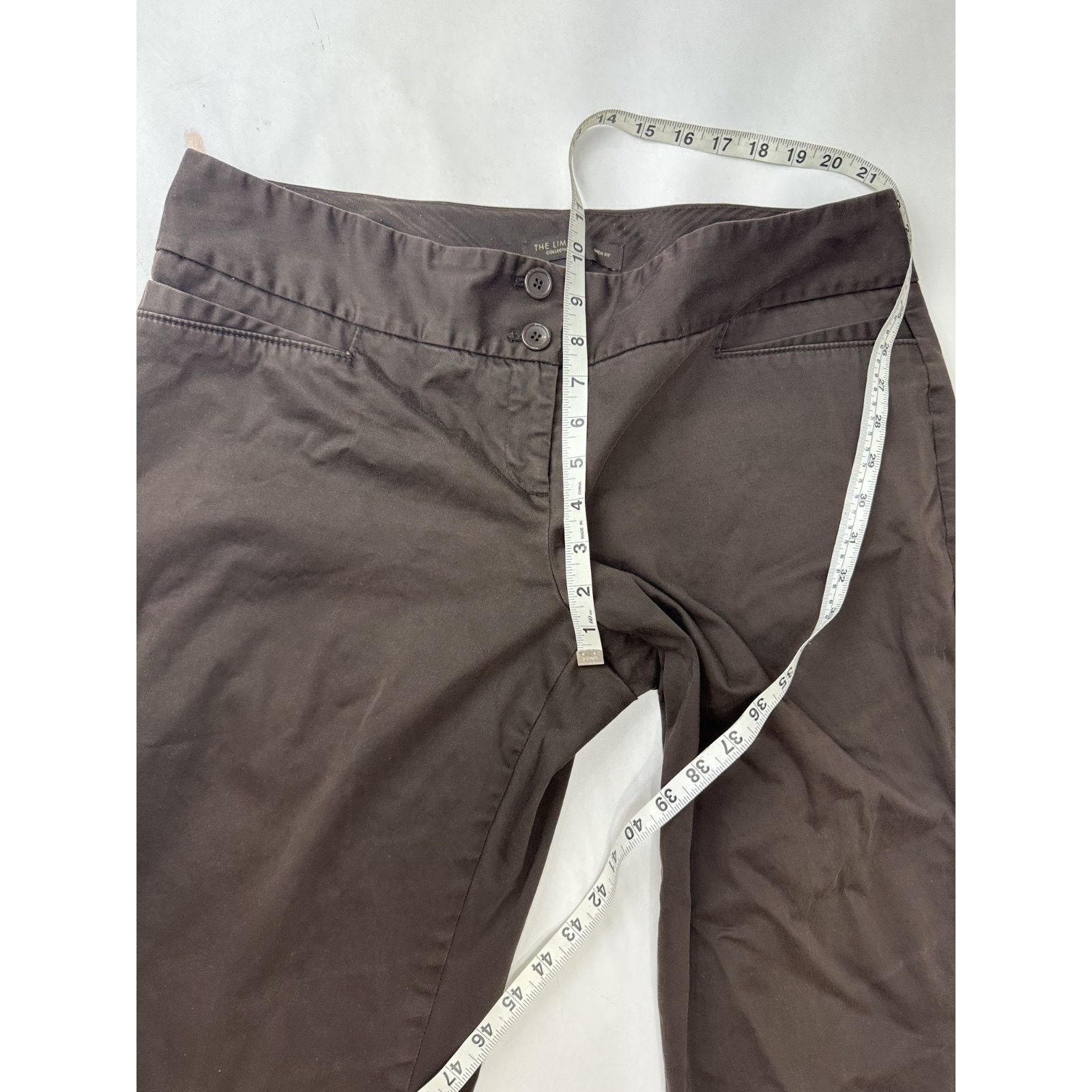Other Y2K The Limited Collection Drew Pants Cropped Brown Size 14 Size 36" / US 14 / IT 50 - 4 Thumbnail