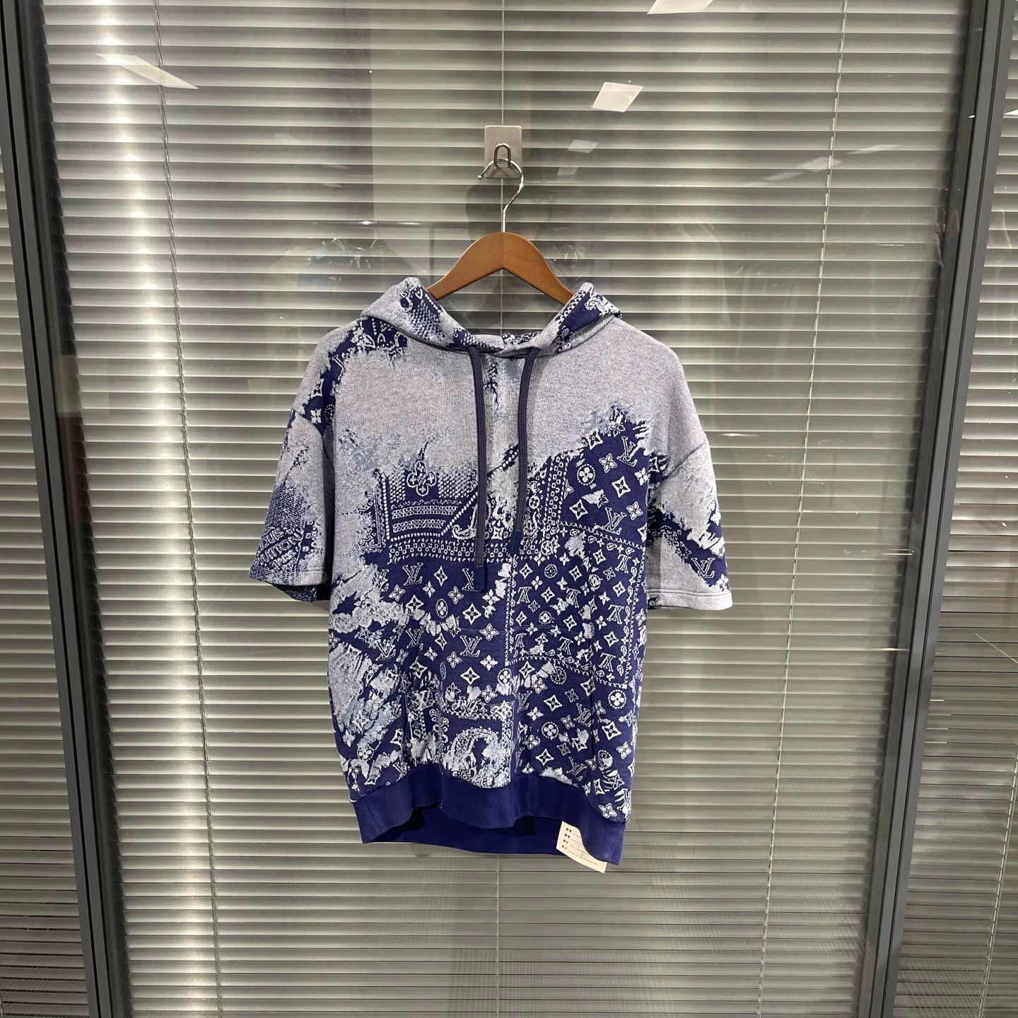 Louis Vuitton Custom Louis Vuitton fuzzy hoodie + shorts | Grailed