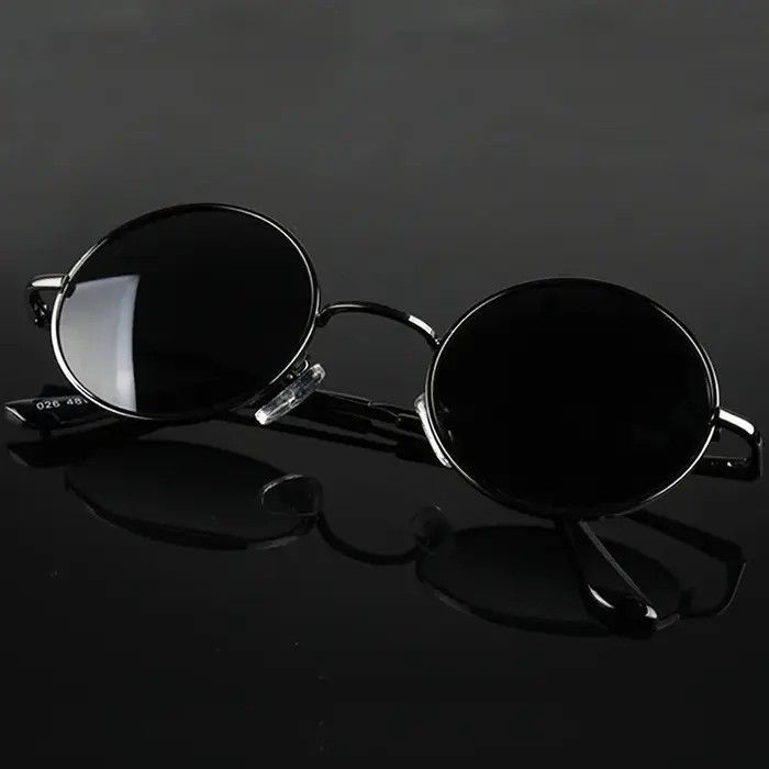 Jewelry Retro Round Polarized Sunglasses Size ONE SIZE - 2 Thumbnail