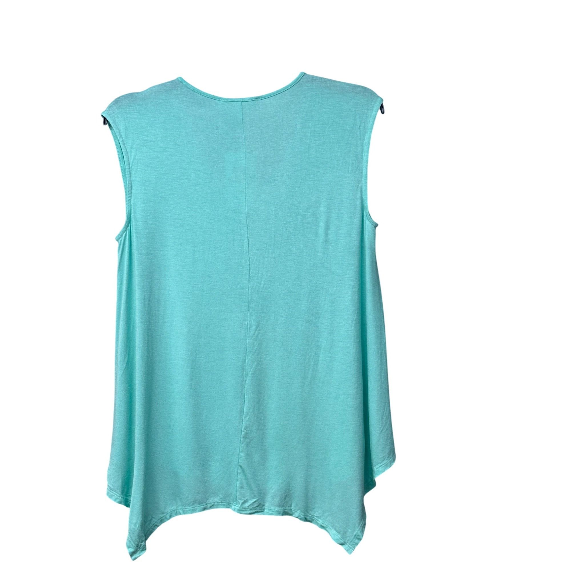 Other Hippie Rose Junior’s Sharkbite Hi-Low Tee, Lunar Mint, L Size L / US 10 / IT 46 - 5 Thumbnail