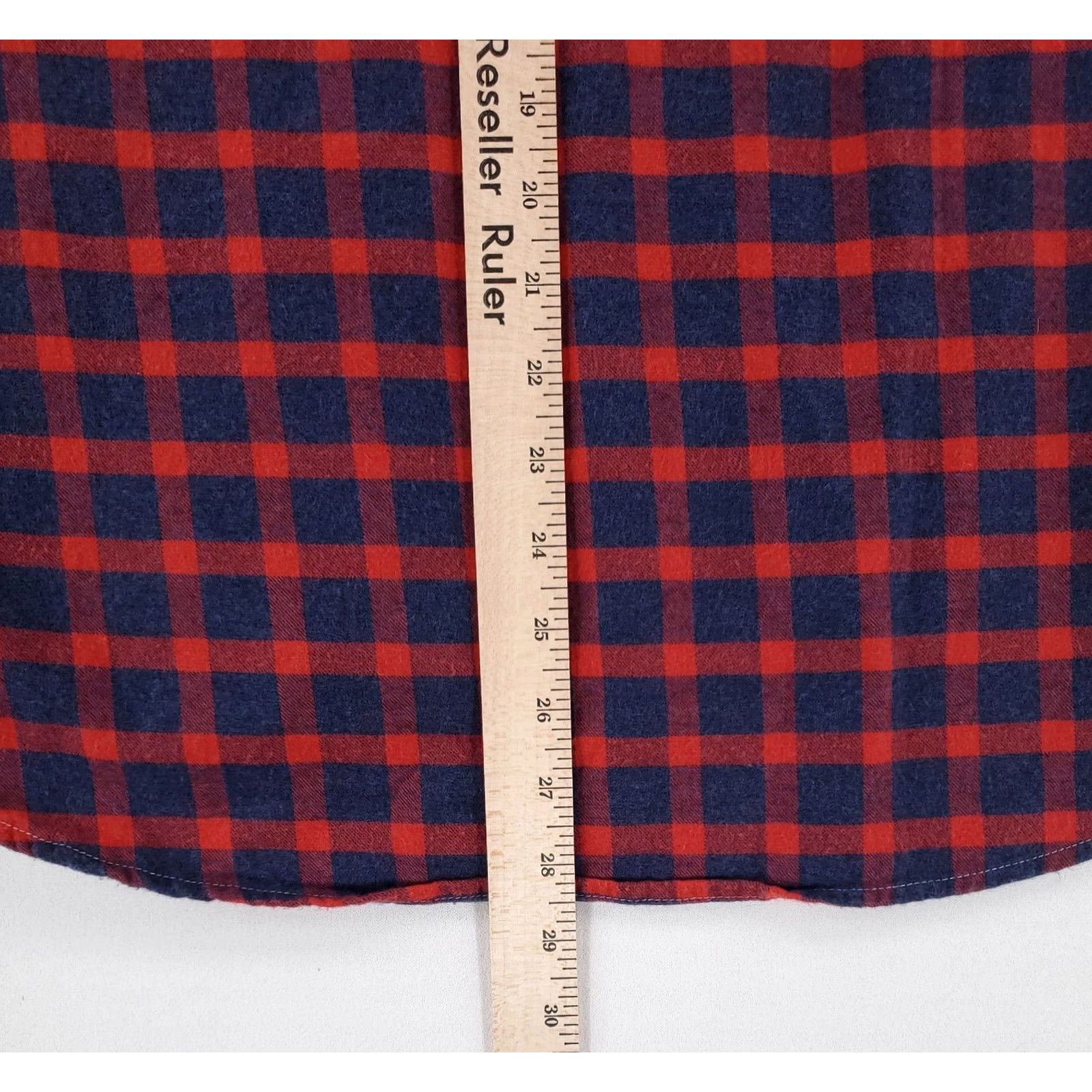 Frank & Eileen VINTAGE Frank & Eileen Button-Up Shirt Women M Red Blue Plaid Boyfriend Made USA Womens M Size M / US 6-8 / IT 42-44 - 6 Thumbnail