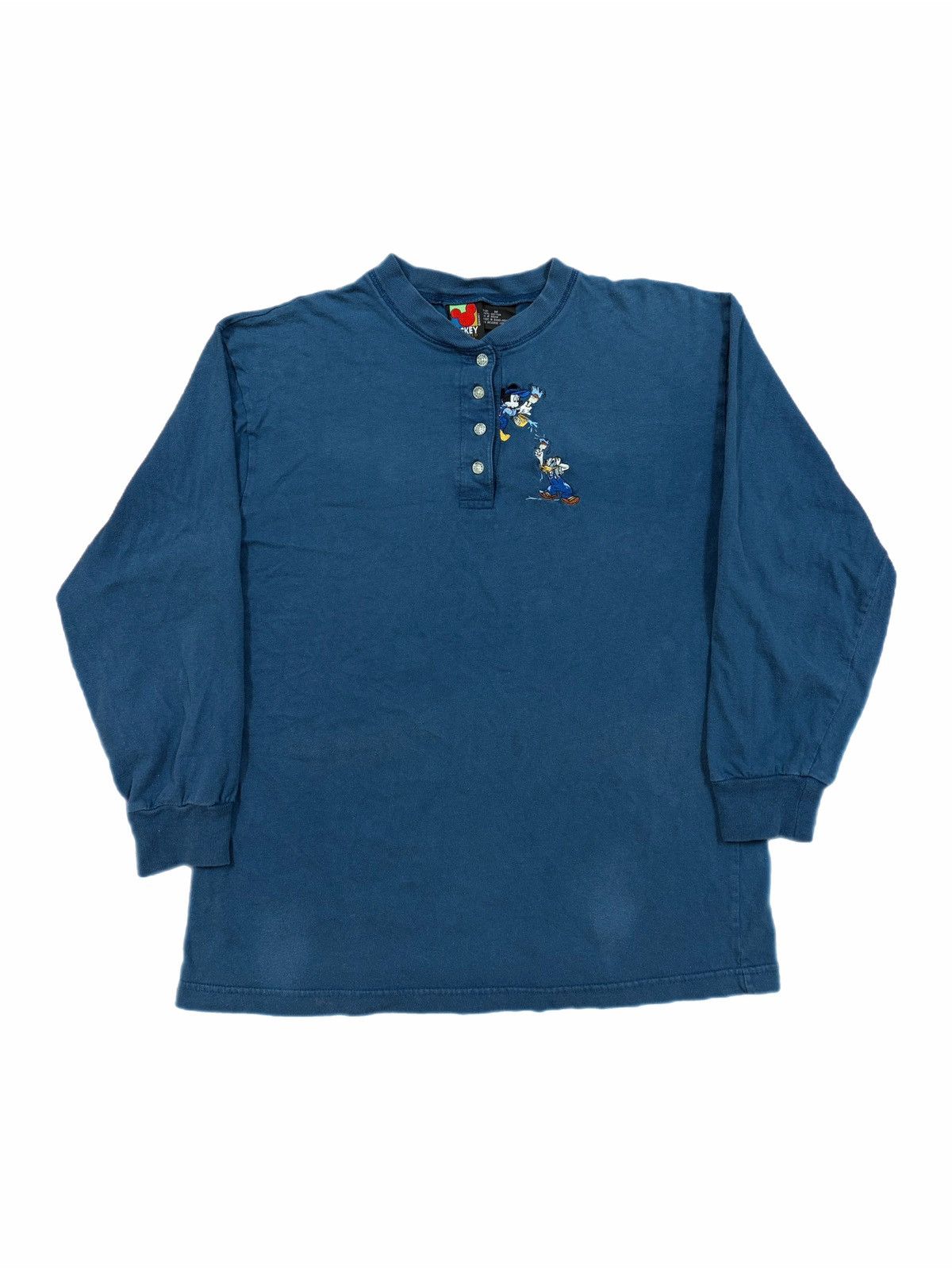Mickey Unlimited Vintage Disney Mickey Unlimited Shirt Henley Graphic 90s Size US M / EU 48-50 / 2 - 1 Thumbnail
