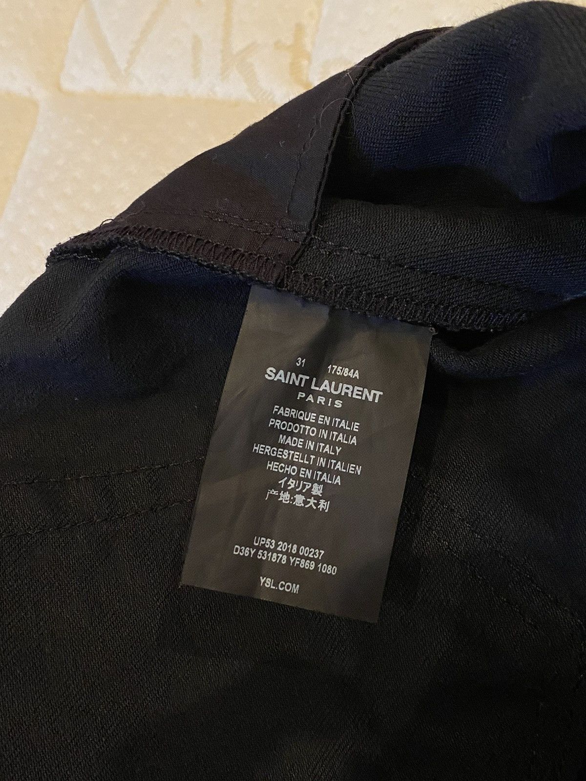 Saint Laurent Paris SLP D02 Denim Size US 31 - 8 Thumbnail