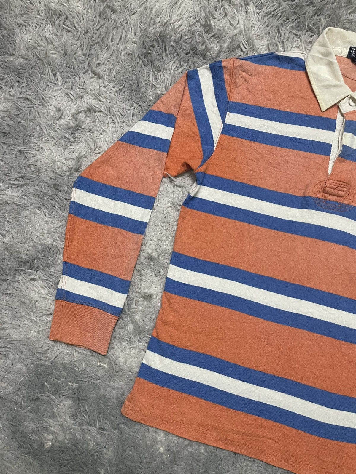 Polo Ralph Lauren 2000s POLO BY RALPH LAUREN STRIPES POLO SHIRT Size US S / EU 44-46 / 1 - 3 Thumbnail