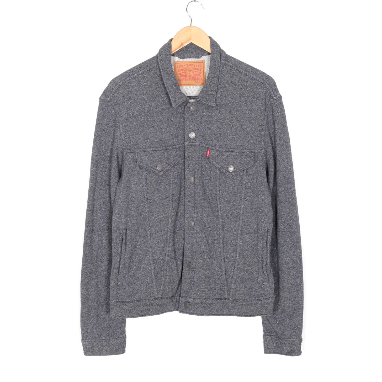 Levi's VINTAGE LEVI’S Trucker Jacket Men L Grey MJ5508 Size US L / EU 52-54 / 3 - 2 Thumbnail