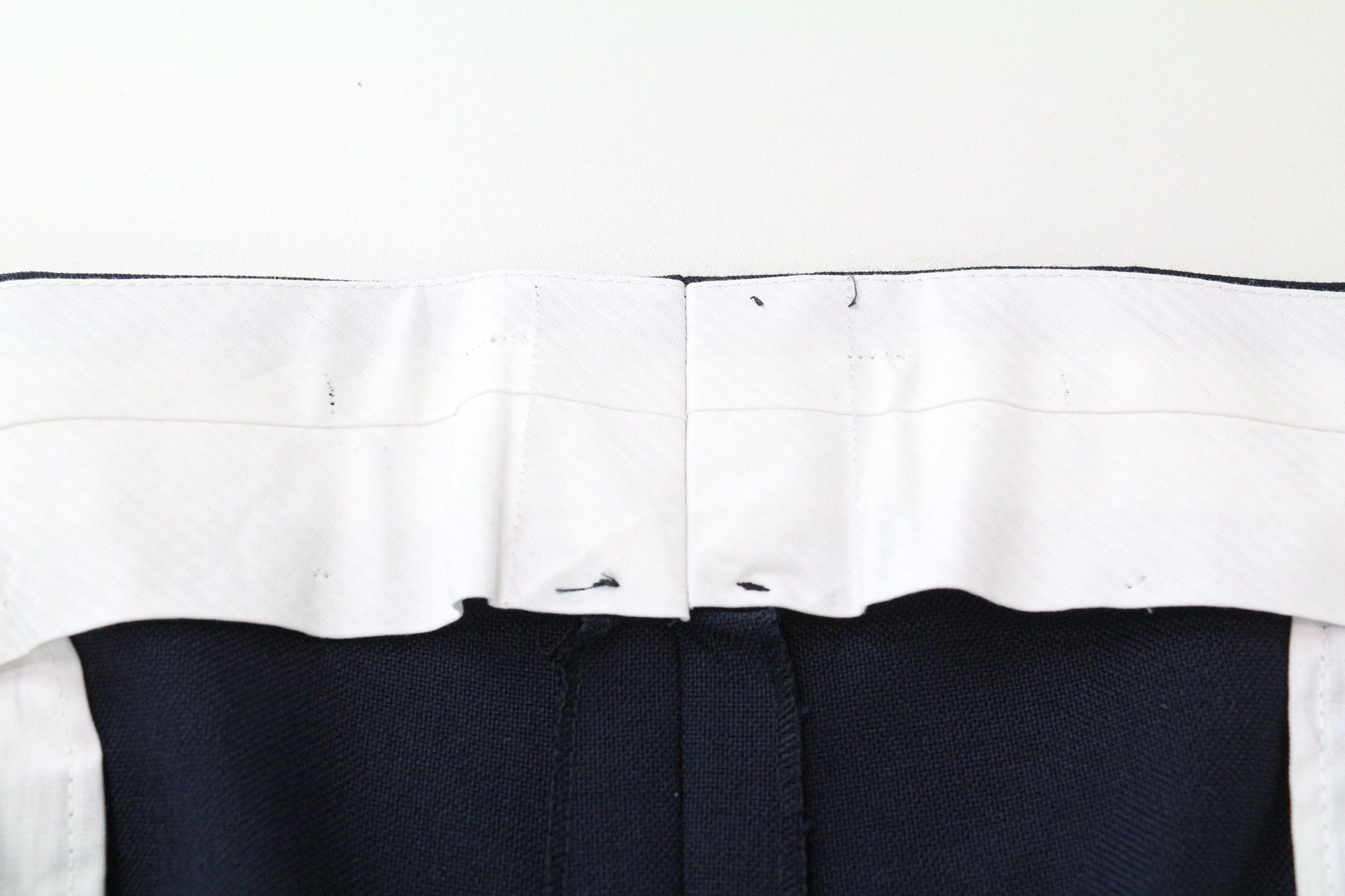 Suitsupply VIGO UK40R Navy Wool Pleated Trousers 75121 Size 40R - 9 Thumbnail