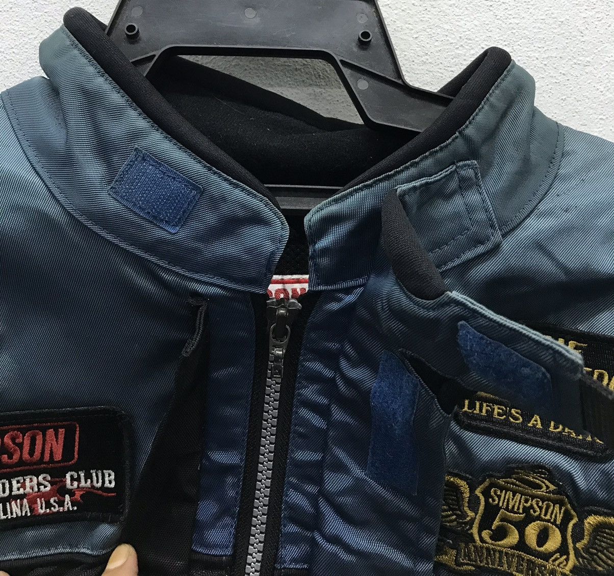 Japanese Brand Vintage Simpson Riders Club North Carolina Usa Jacket Size US L / EU 52-54 / 3 - 4 Thumbnail